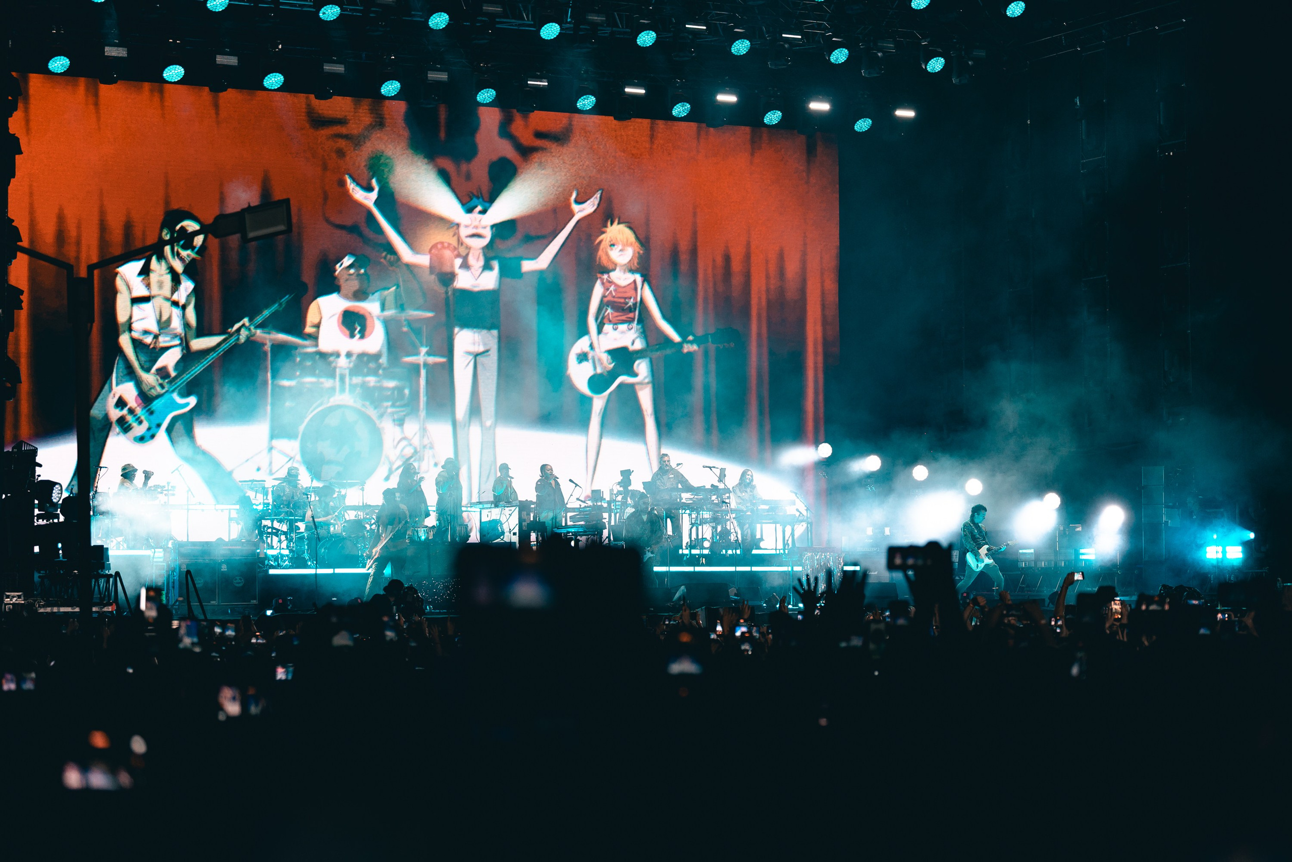 Gorillaz. Магия музыки в кадре: Концертная Фотография