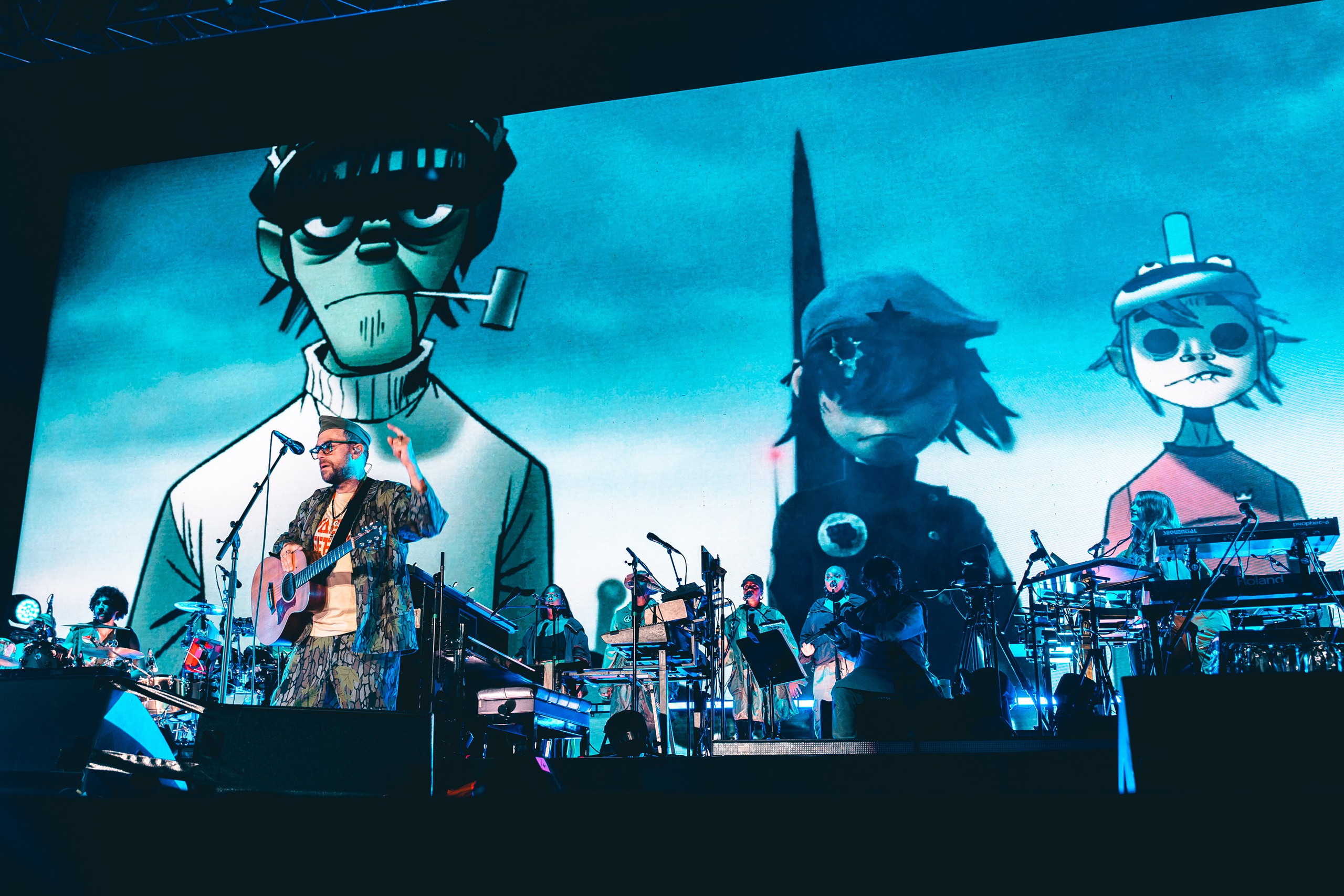 Gorillaz. Магия музыки в кадре: Концертная Фотография