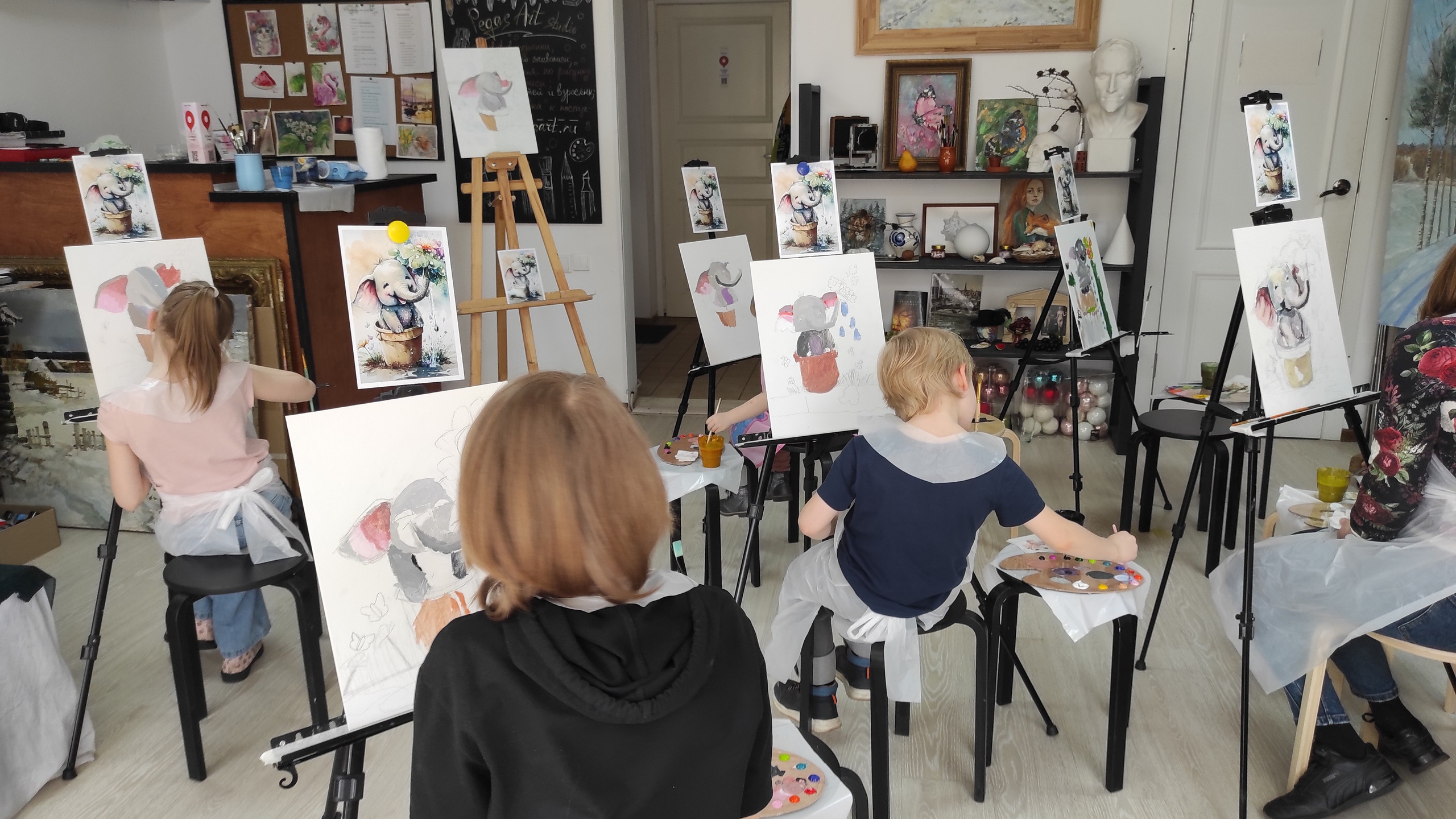 Арт-вечеринки. Арт-вечеринки и мастер-классы в Москве для взрослых и детей