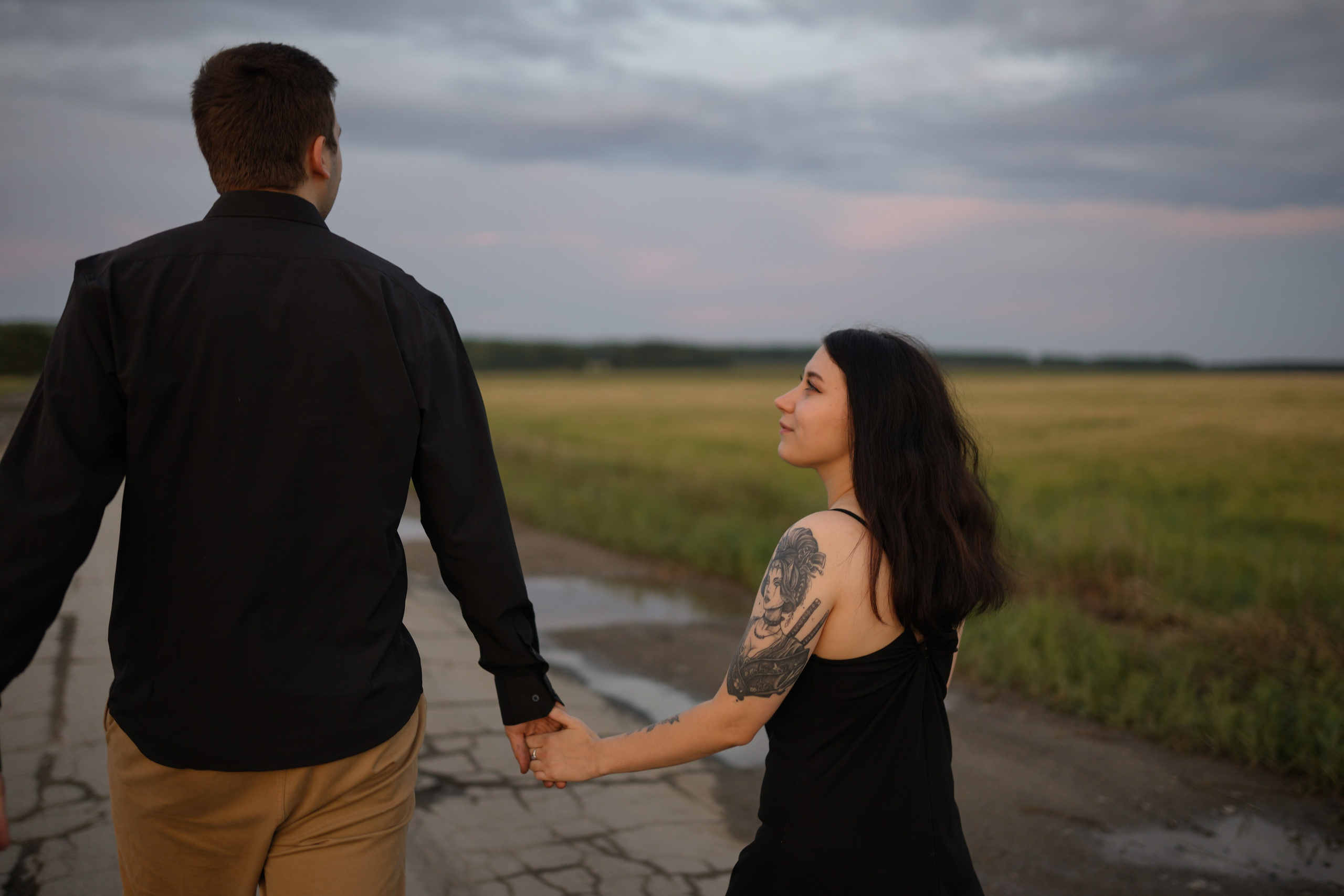 Поздний закат