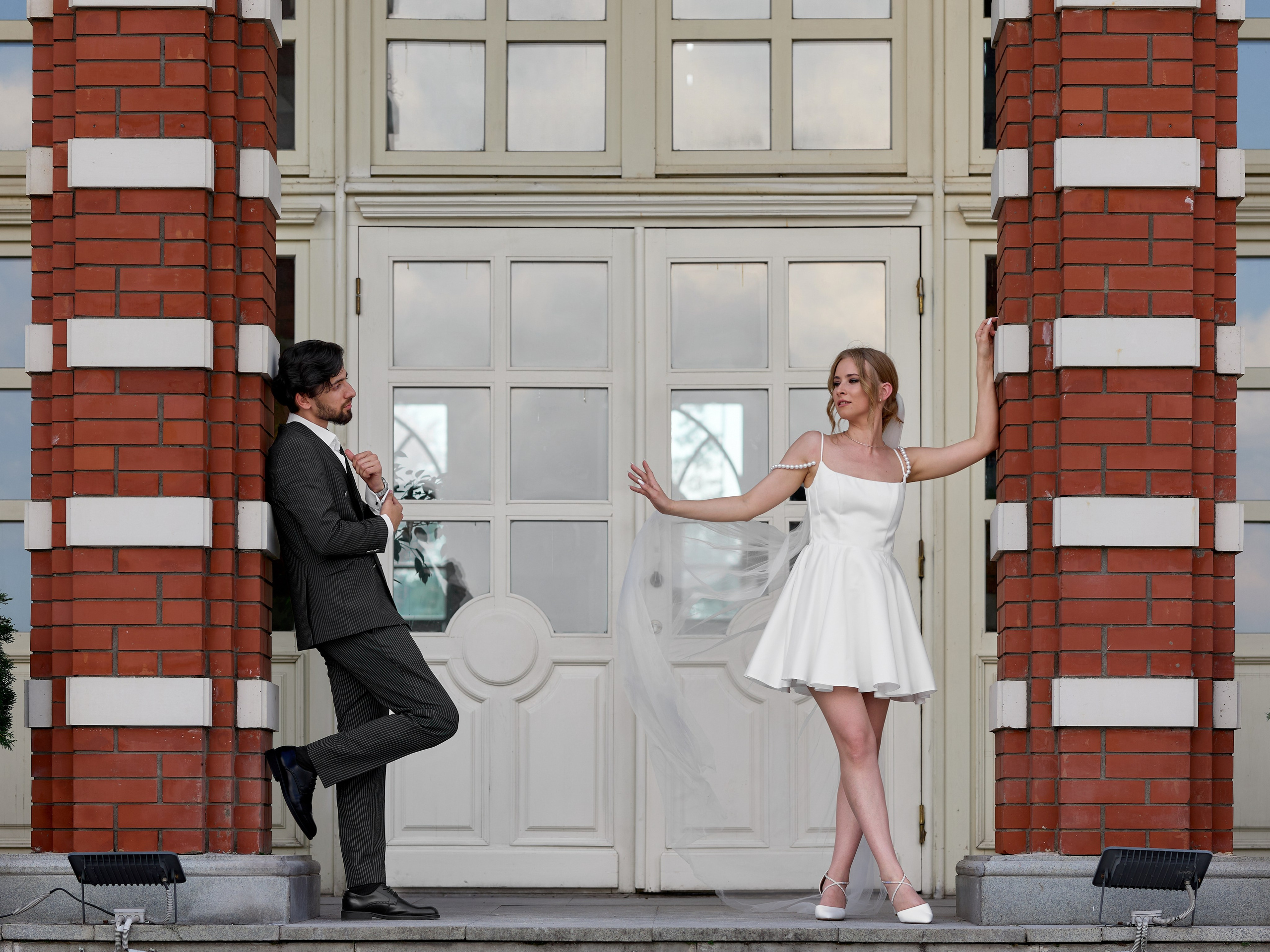 Свадебная прогулка в Царицыно в Москве