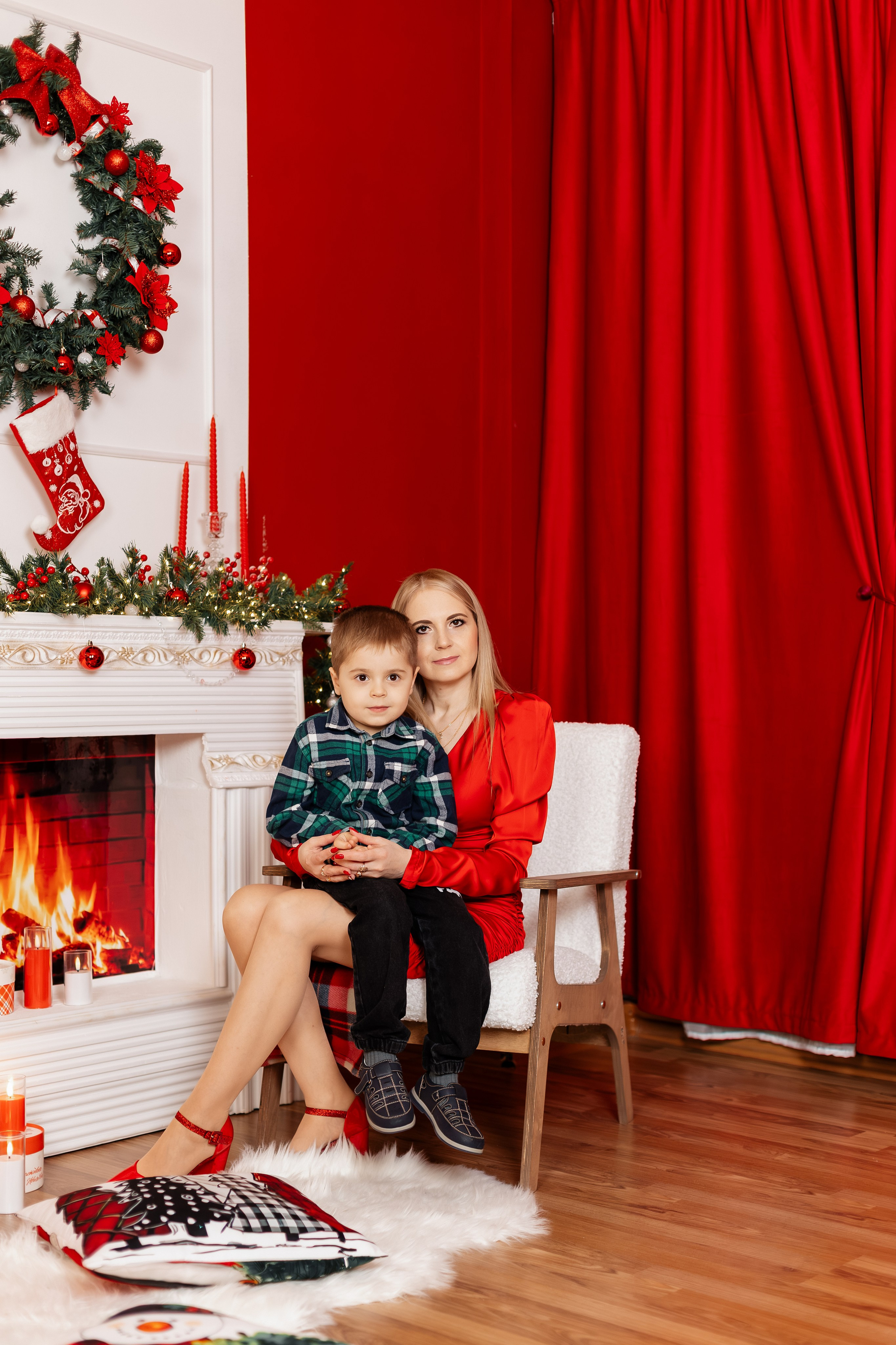 Новогодняя семейная съемка. Свадебный и семейный фотограф в Рязани Анастасия