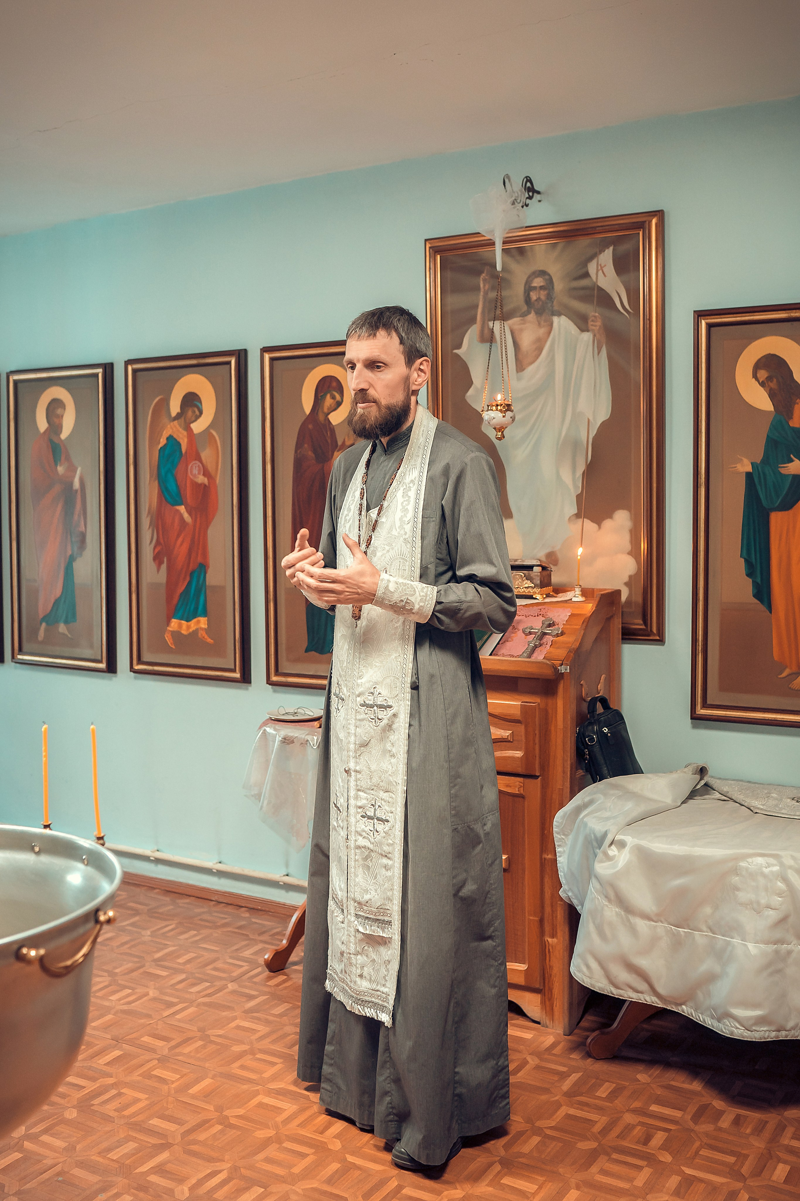 Крещение Тимофея Николаевский храм. Фотограф на Крещение и Венчание в Красноярске Рамазанова Юлия