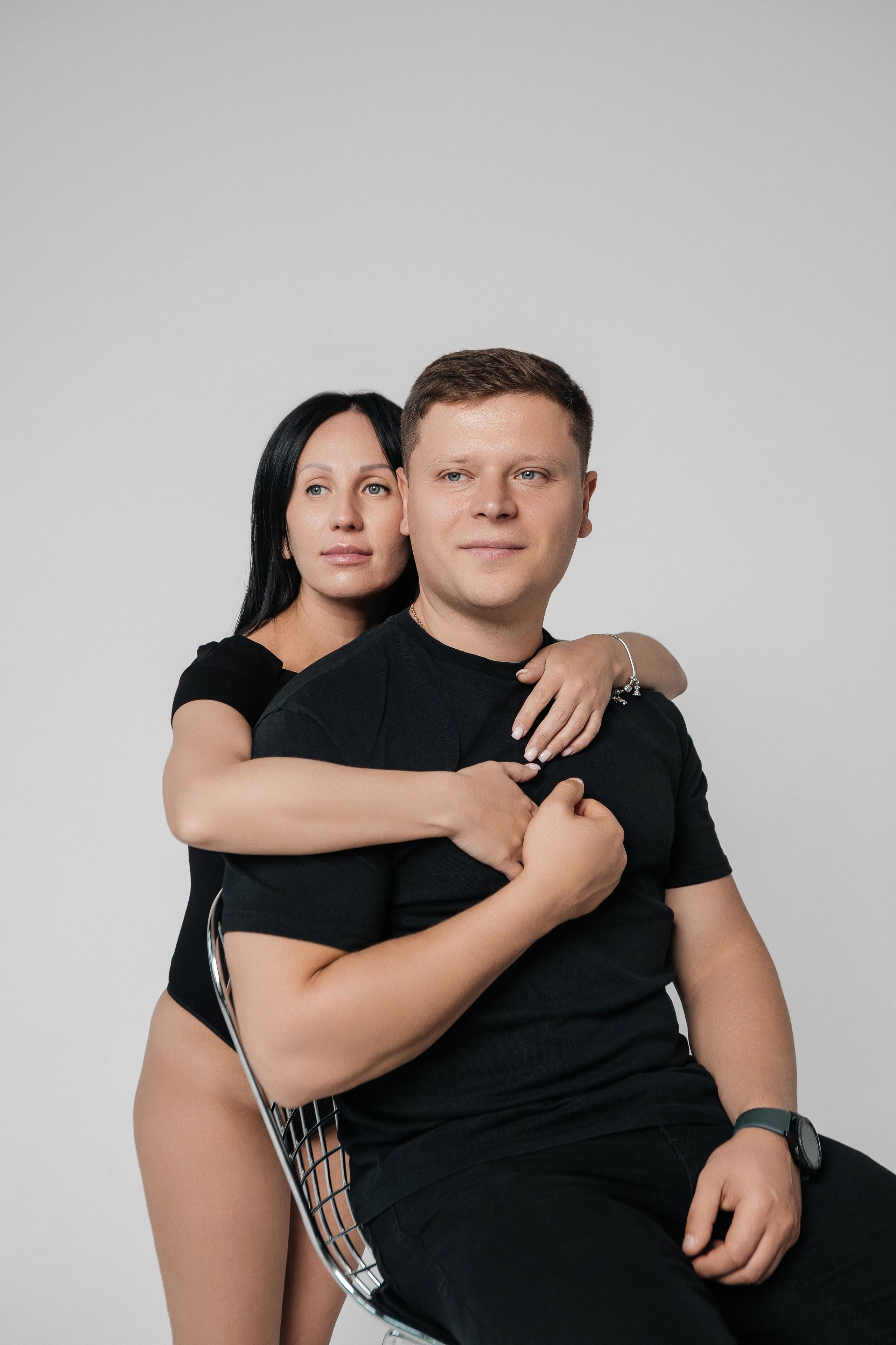 Семейная фотосессия в фотостудии. Свадебный и семейный фотограф Ибрагимова Мария из Екатеринбурга