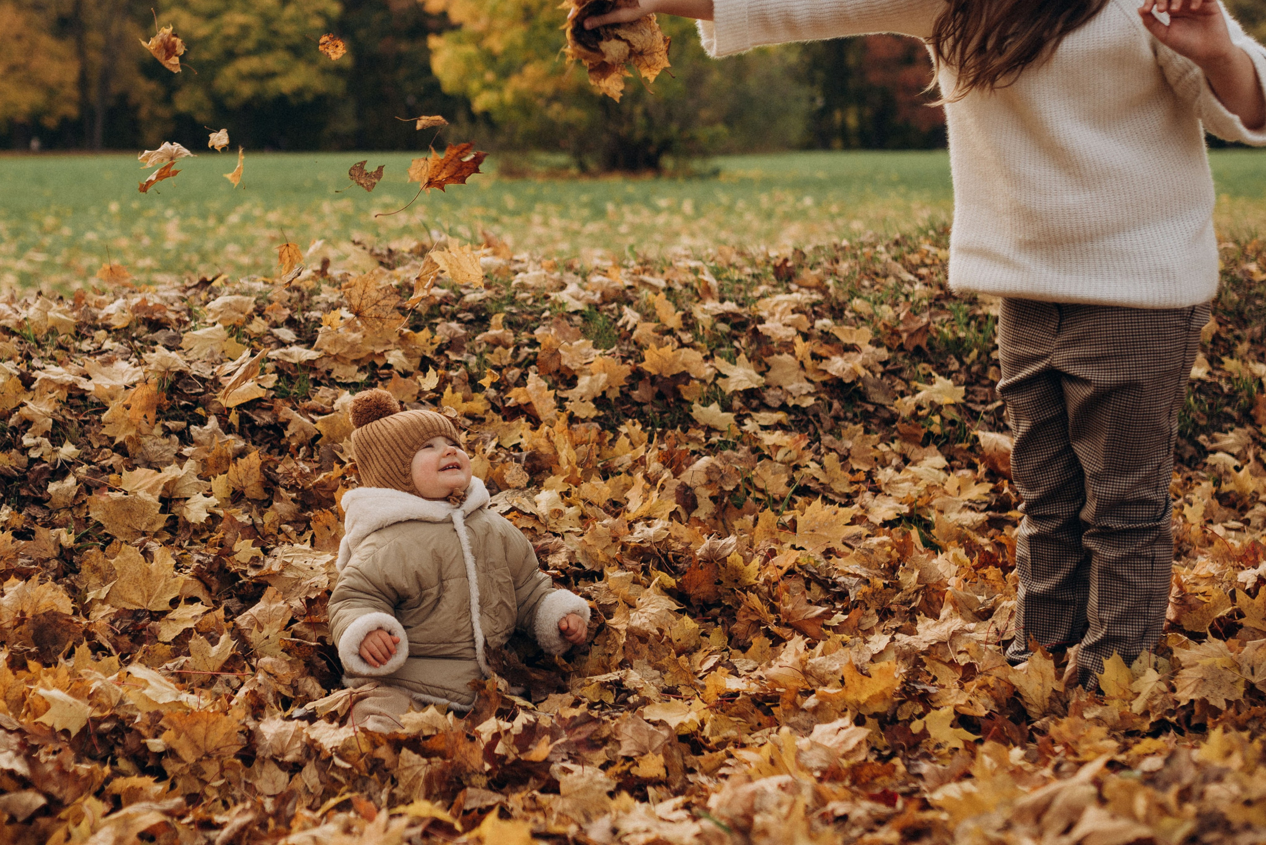 Осенняя фотосессия в парке. Семейный фотограф в Домодедово и Москве Елена Пичугина