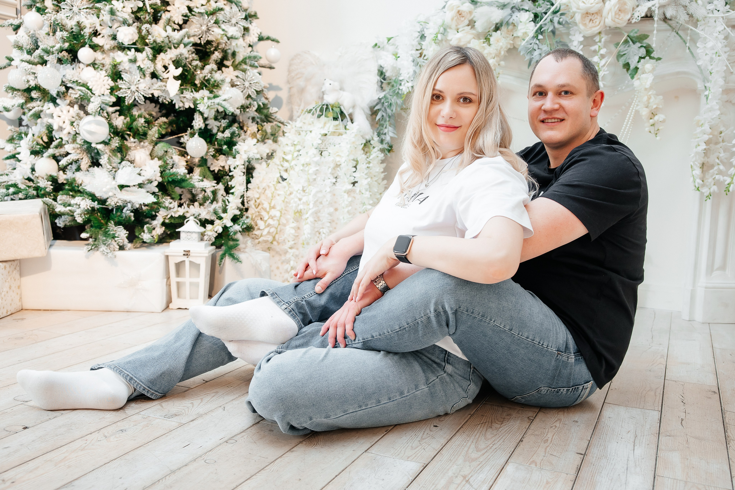 Семейная фотосессия: Первый Новый год. Свадебный и семейный фотограф в Москве Красинская Мария