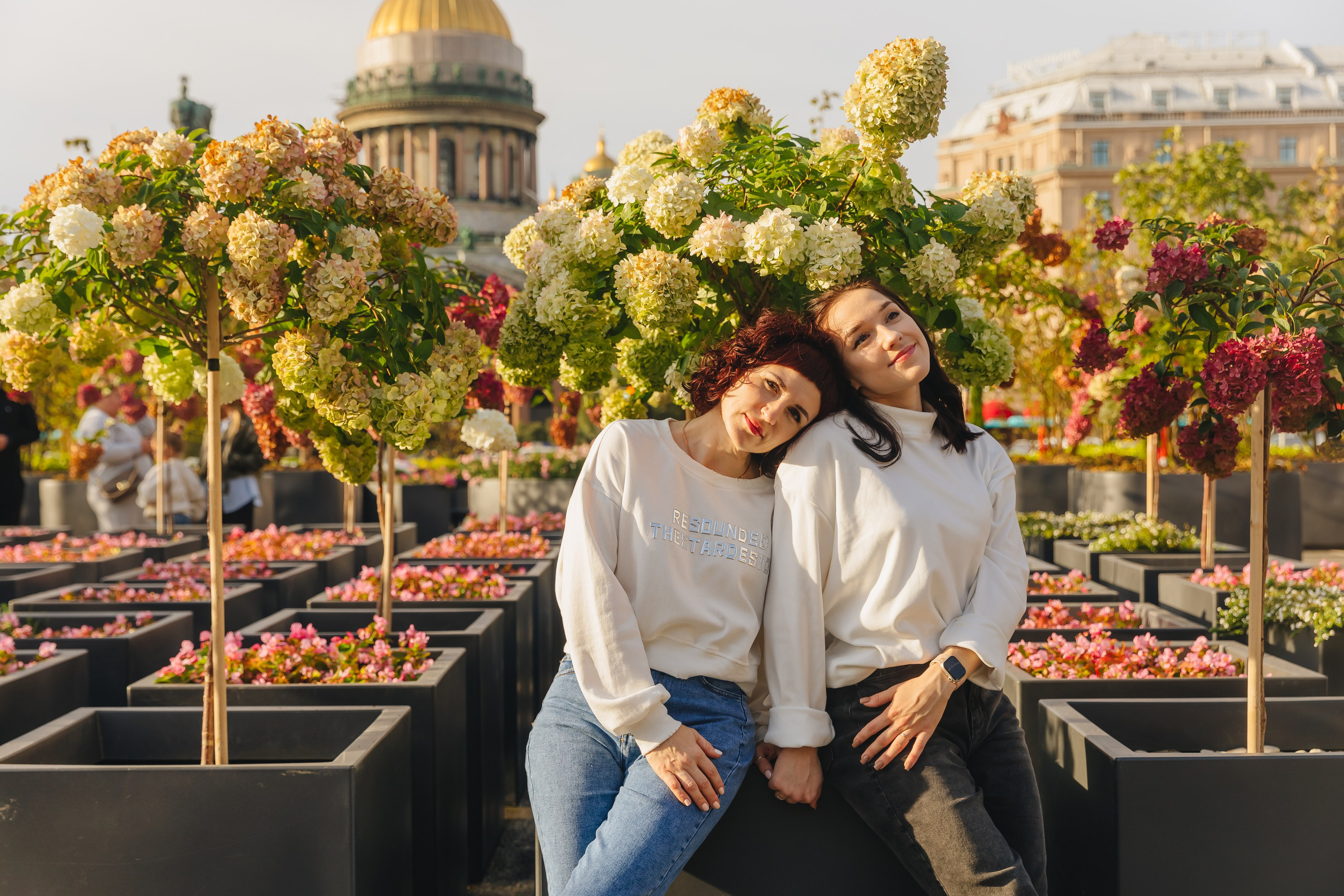 Прогулка Оли и Марины. Семейный фотограф в Санкт-Петербурге Ева Маркова