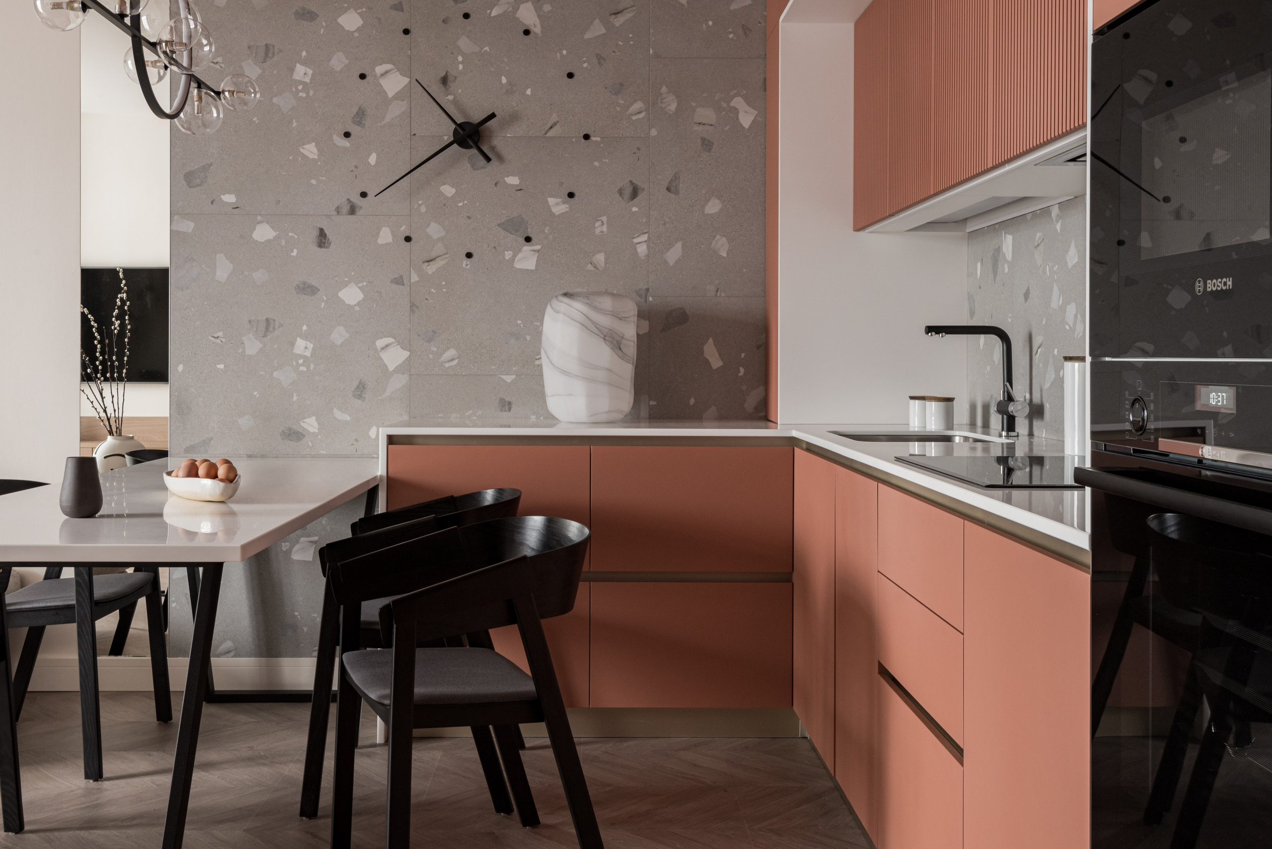 Квартира для молодого человека. Дизайнер Анна Хащенко. Мебель на заказ