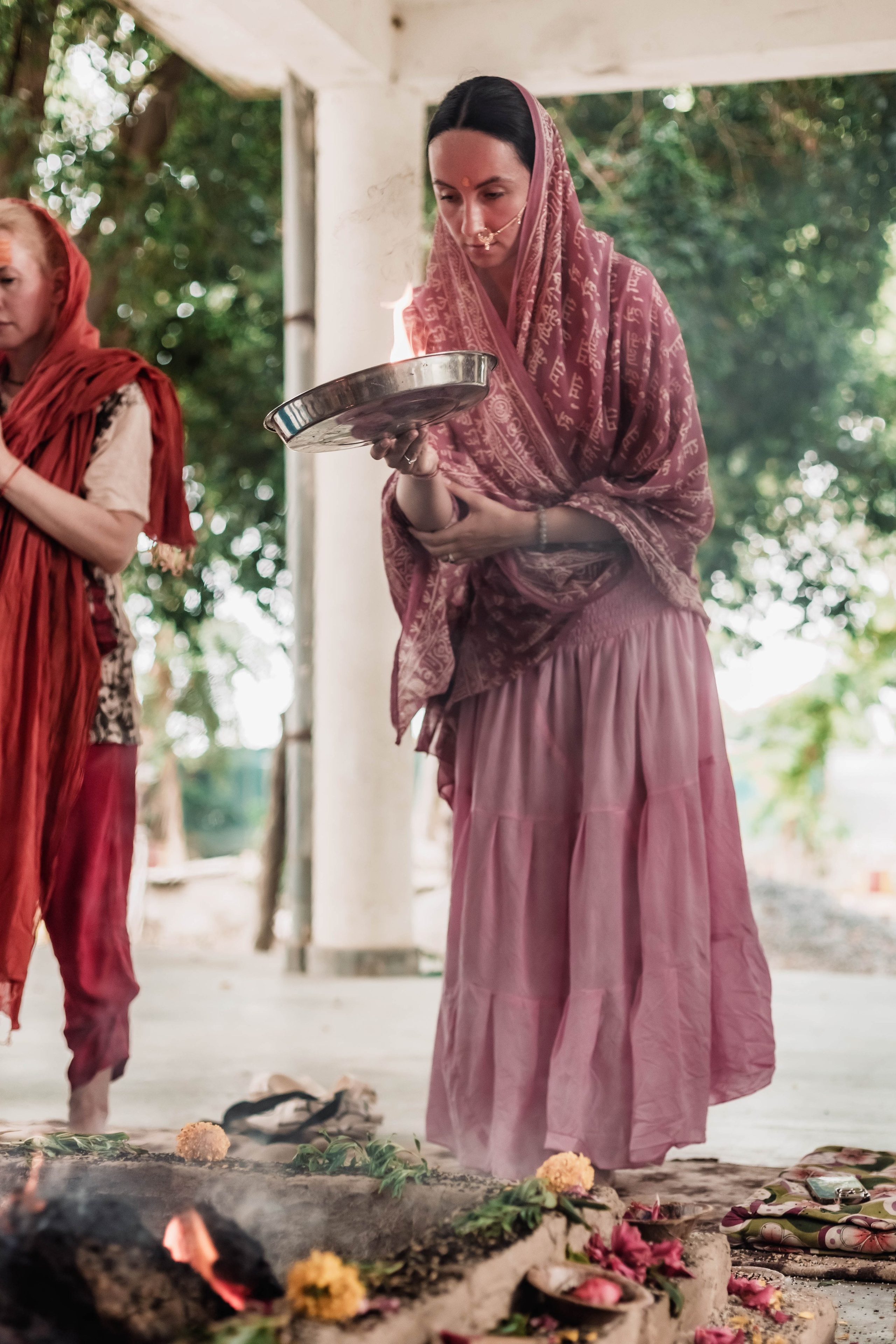 Pitri Paksha yagyas & poojas Devraha Baba ji ashram. Mariam Bagdasaryan