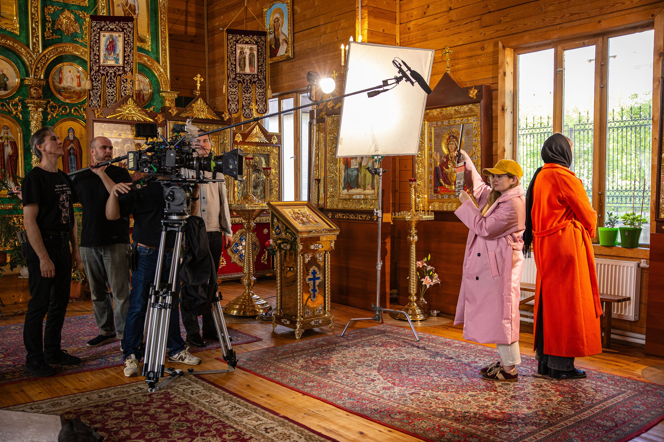 Закадровые съемки с киноплощадки. Фотограф и видеограф в Санкт-Петербурге Динара Гольдина