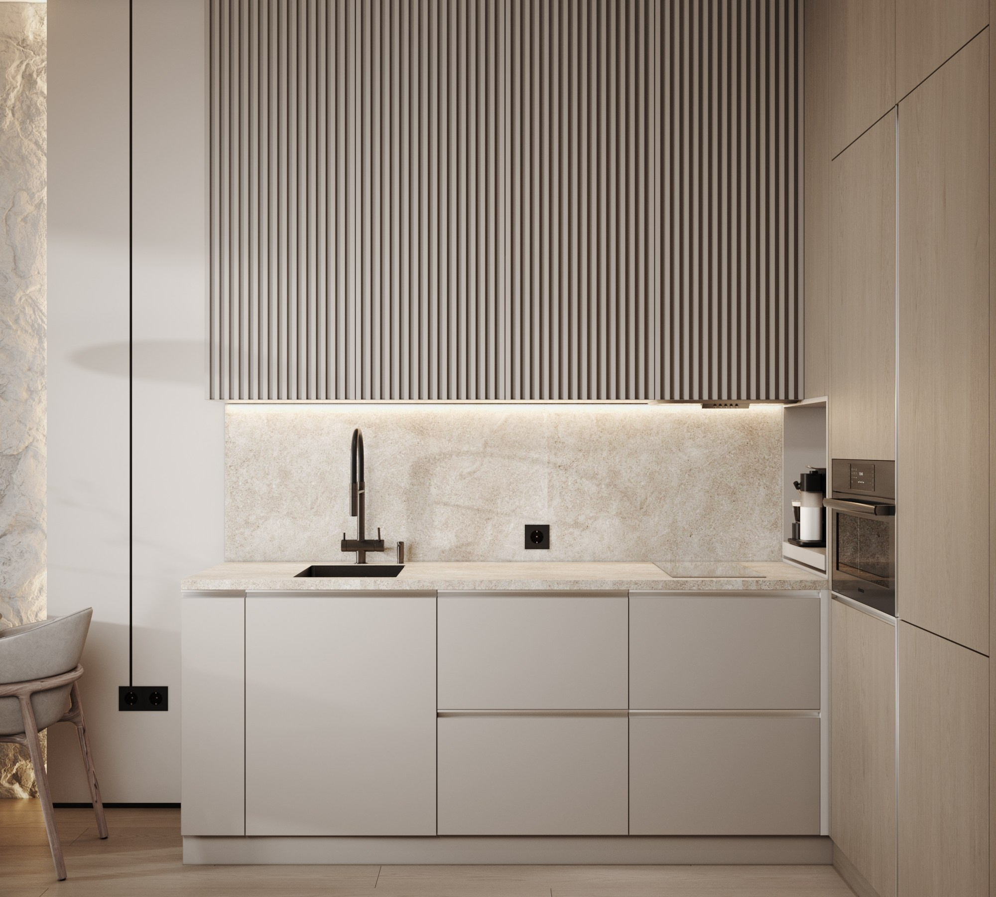 Квартира 40 м². Интерьерная 3D Визуализация