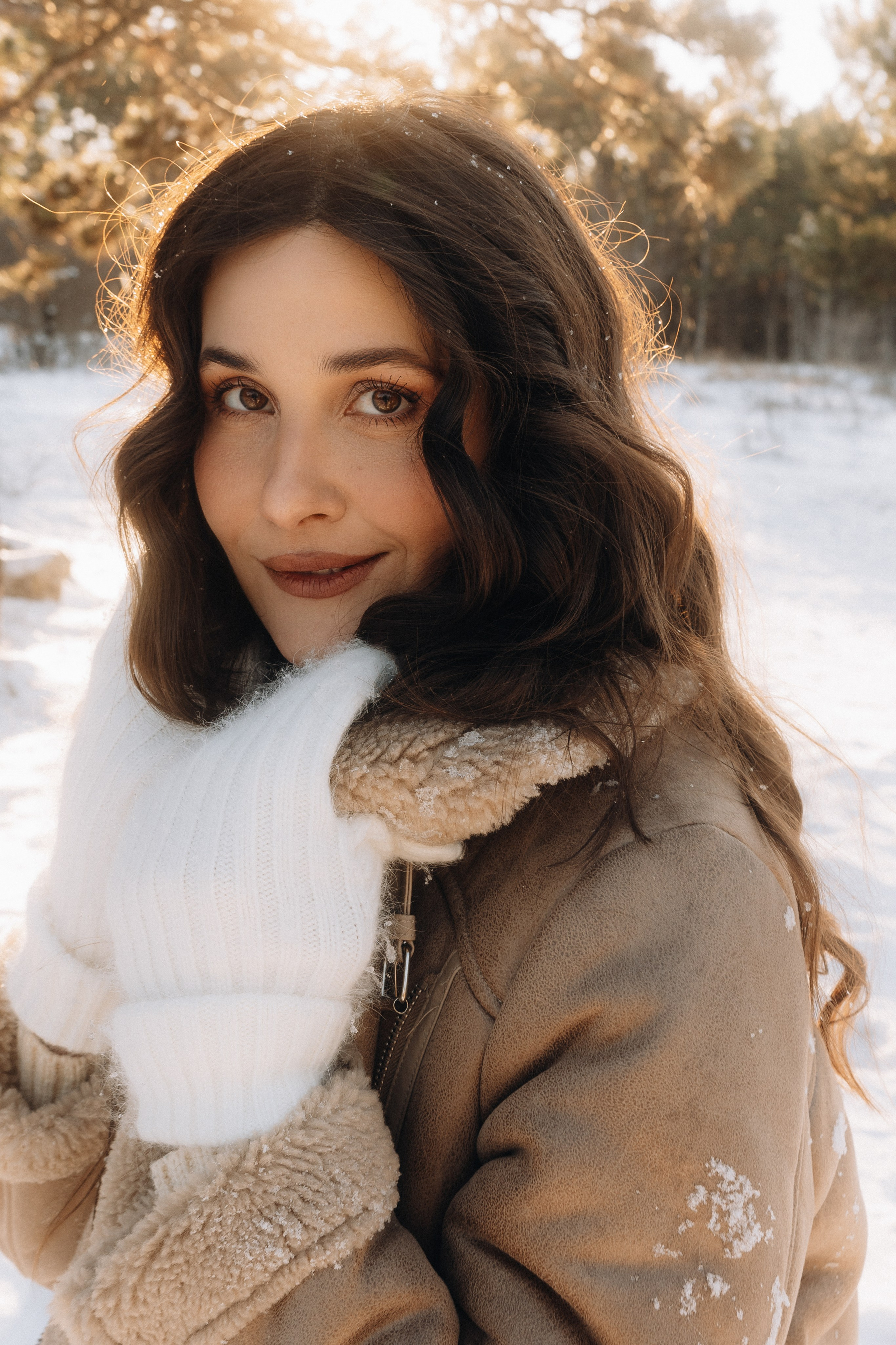 Валентина | Снежная прогулка. Портретный свадебный фотограф Крым | Евгения Щитенко