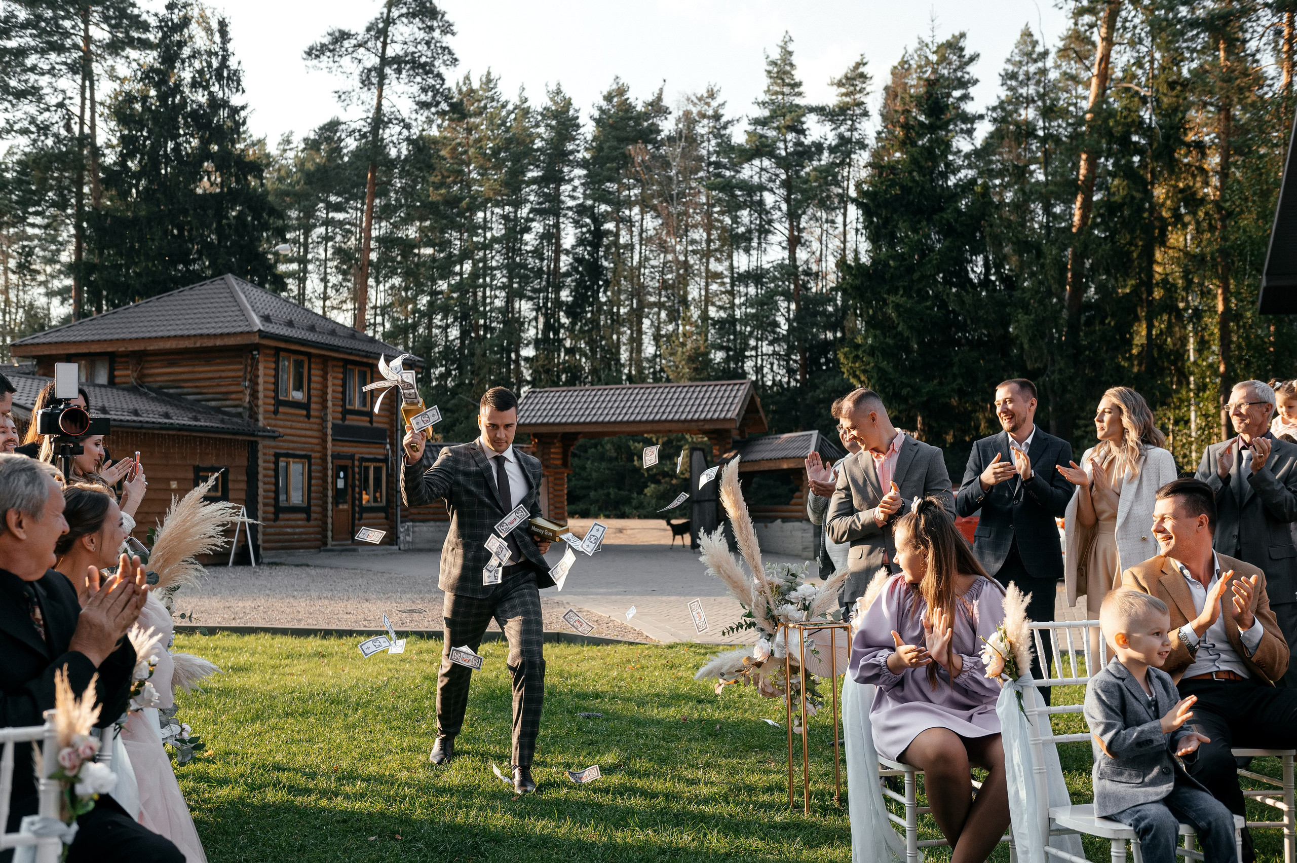 Нет ничего лучше закатного солнца. Загородный клуб «Барин». Свадебный и семейный фотограф Виктория Носачёва. Щелково, Москва и МО