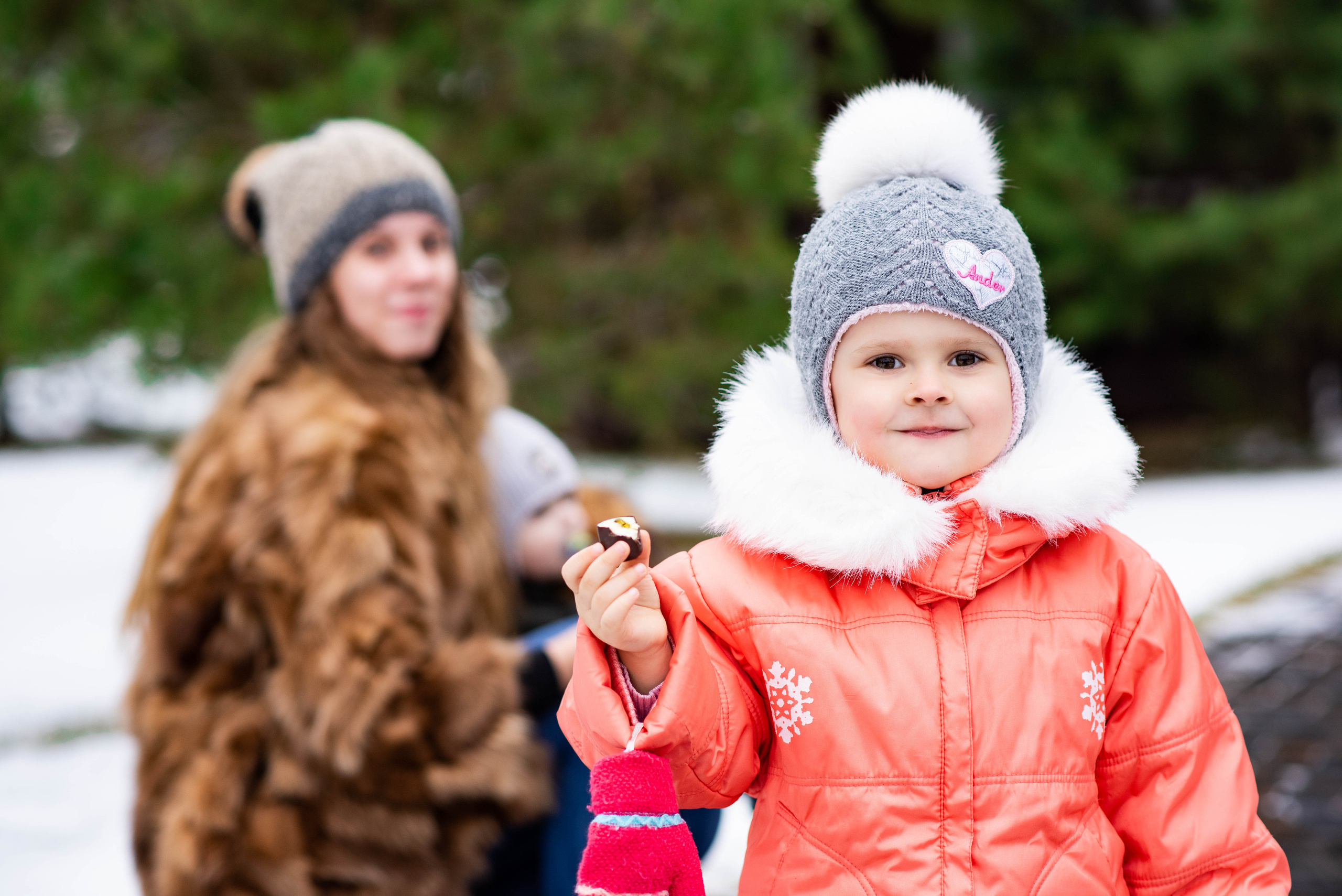 Зимняя прогулка. Свадебный и семейный фотограф Максим Сорокин