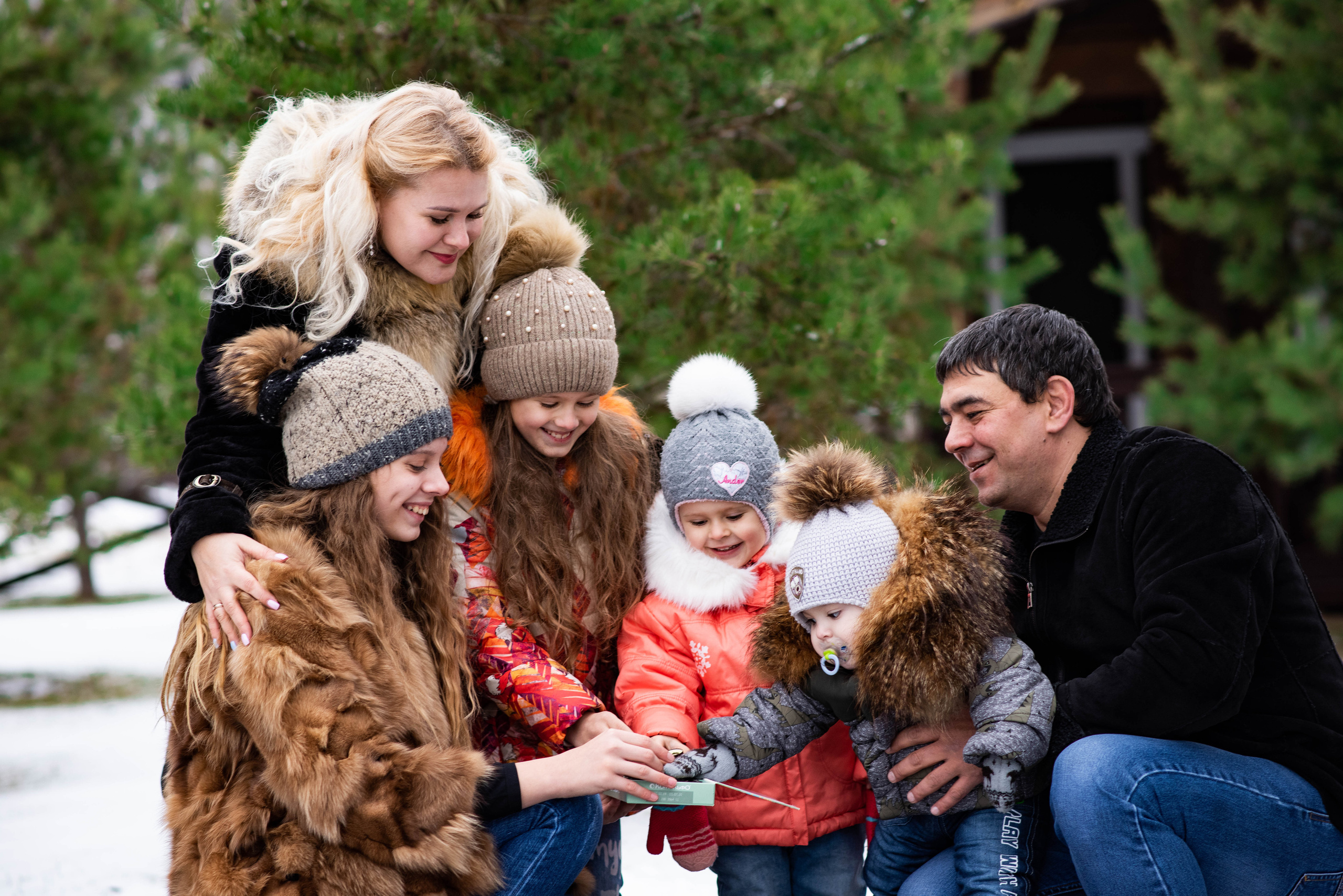 Зимняя прогулка. Свадебный и семейный фотограф Максим Сорокин
