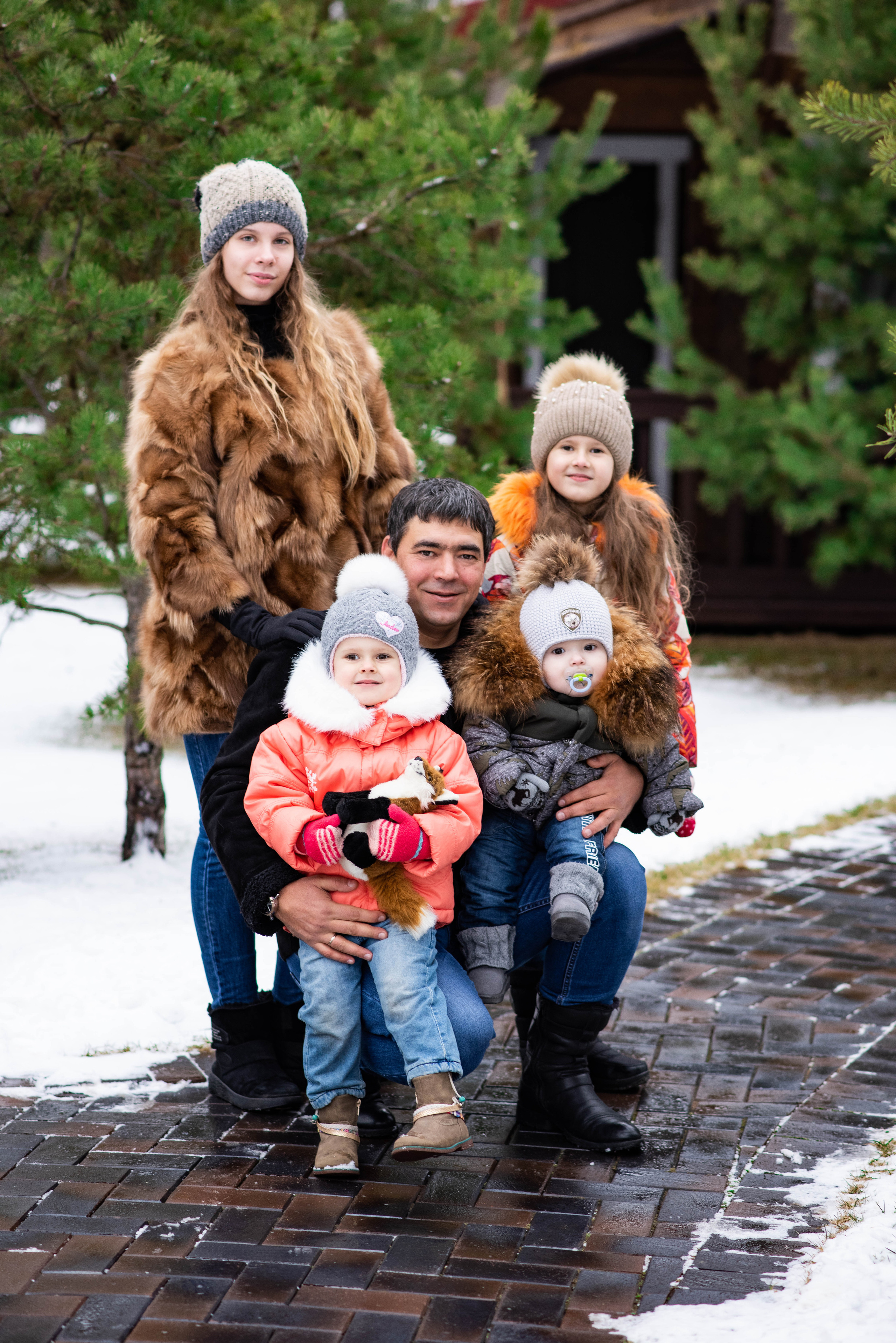 Зимняя прогулка. Свадебный и семейный фотограф Максим Сорокин