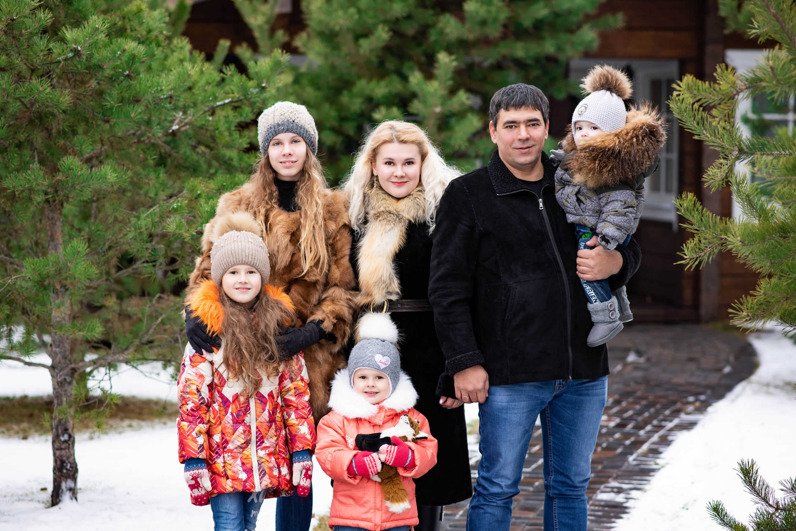 Зимняя прогулка. Свадебный и семейный фотограф Максим Сорокин