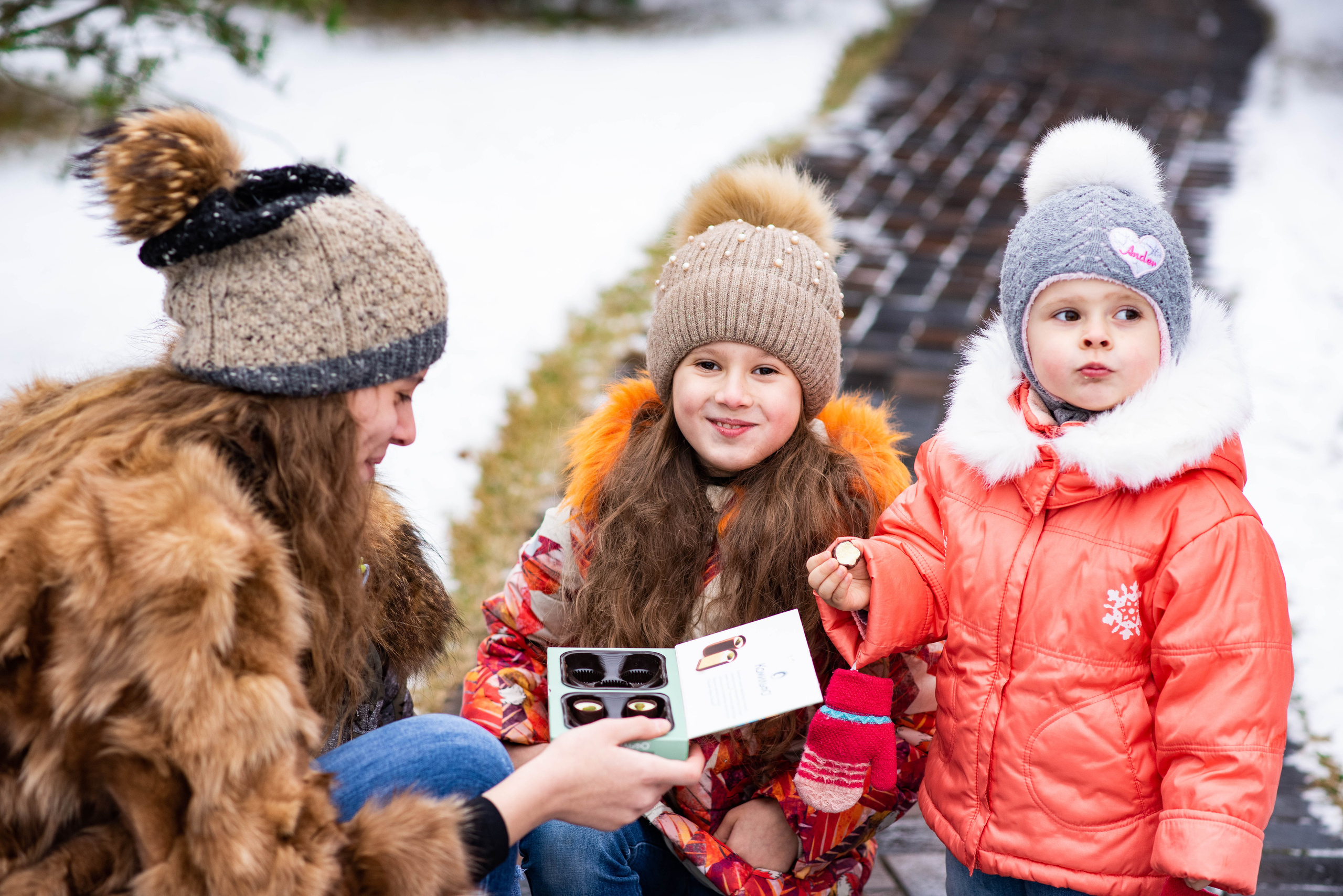 Зимняя прогулка. Свадебный и семейный фотограф Максим Сорокин