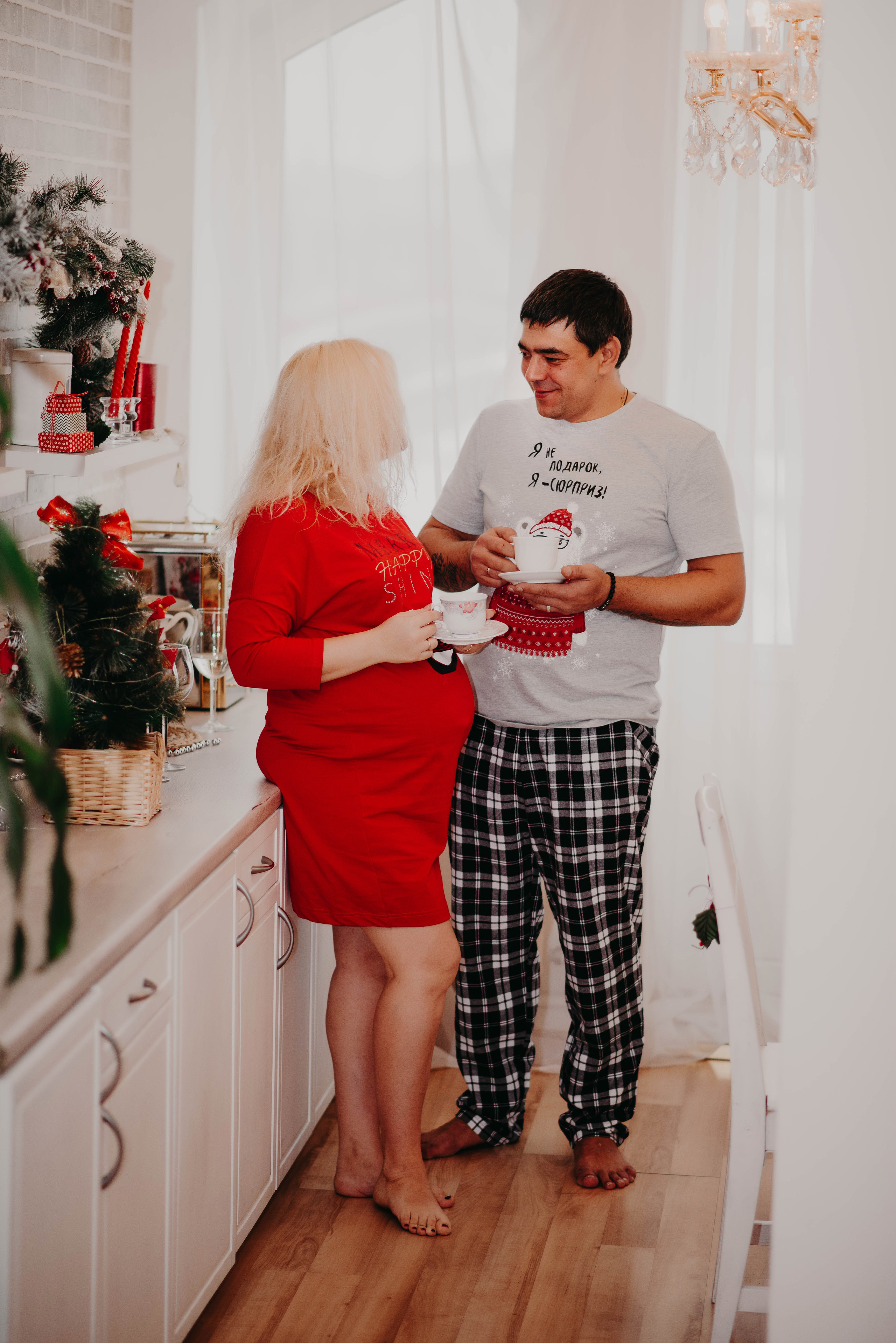 Рождественское утро с Кристиной и Игорем. Свадебный и семейный фотограф Максим Сорокин