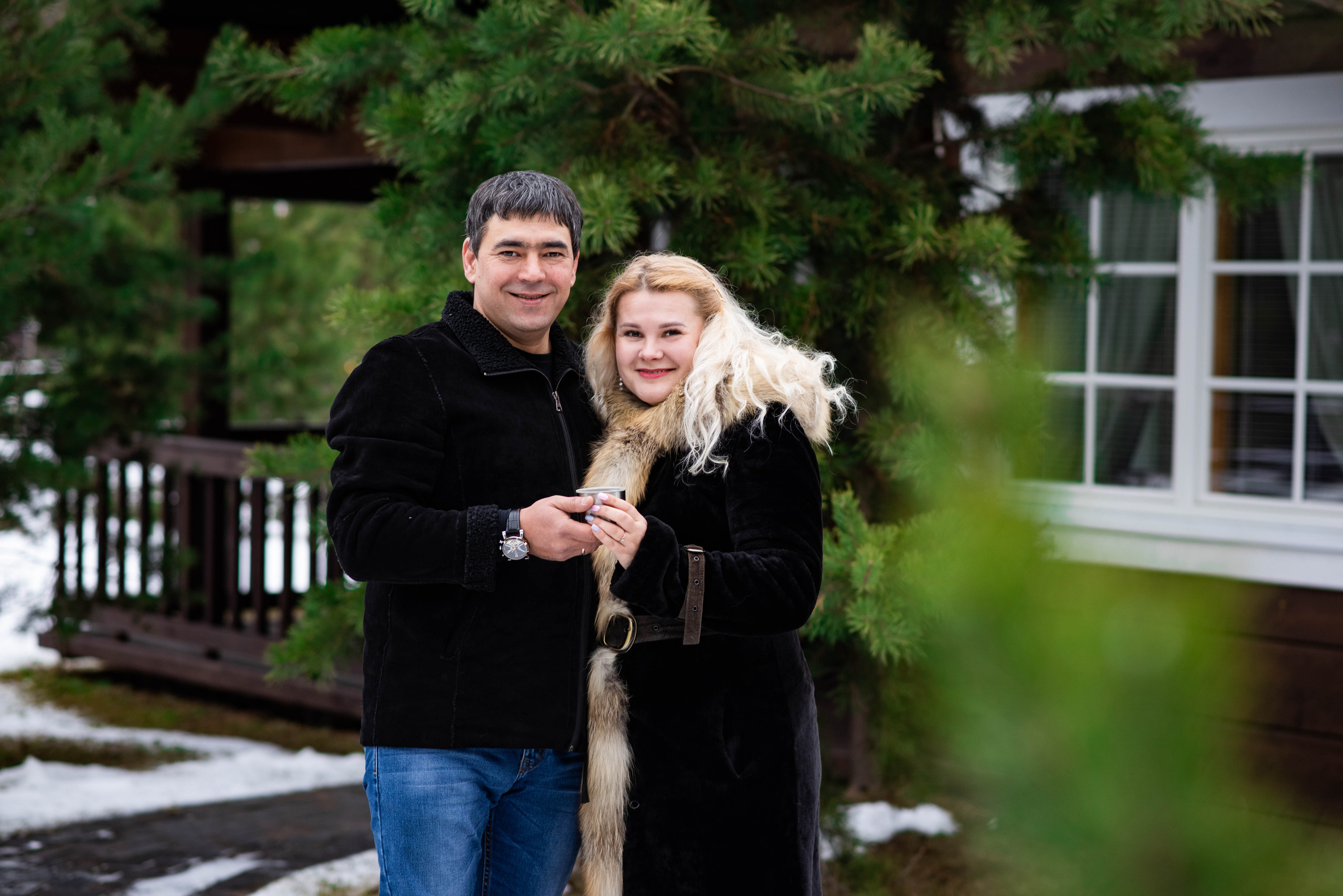 Зимняя прогулка. Свадебный и семейный фотограф Максим Сорокин