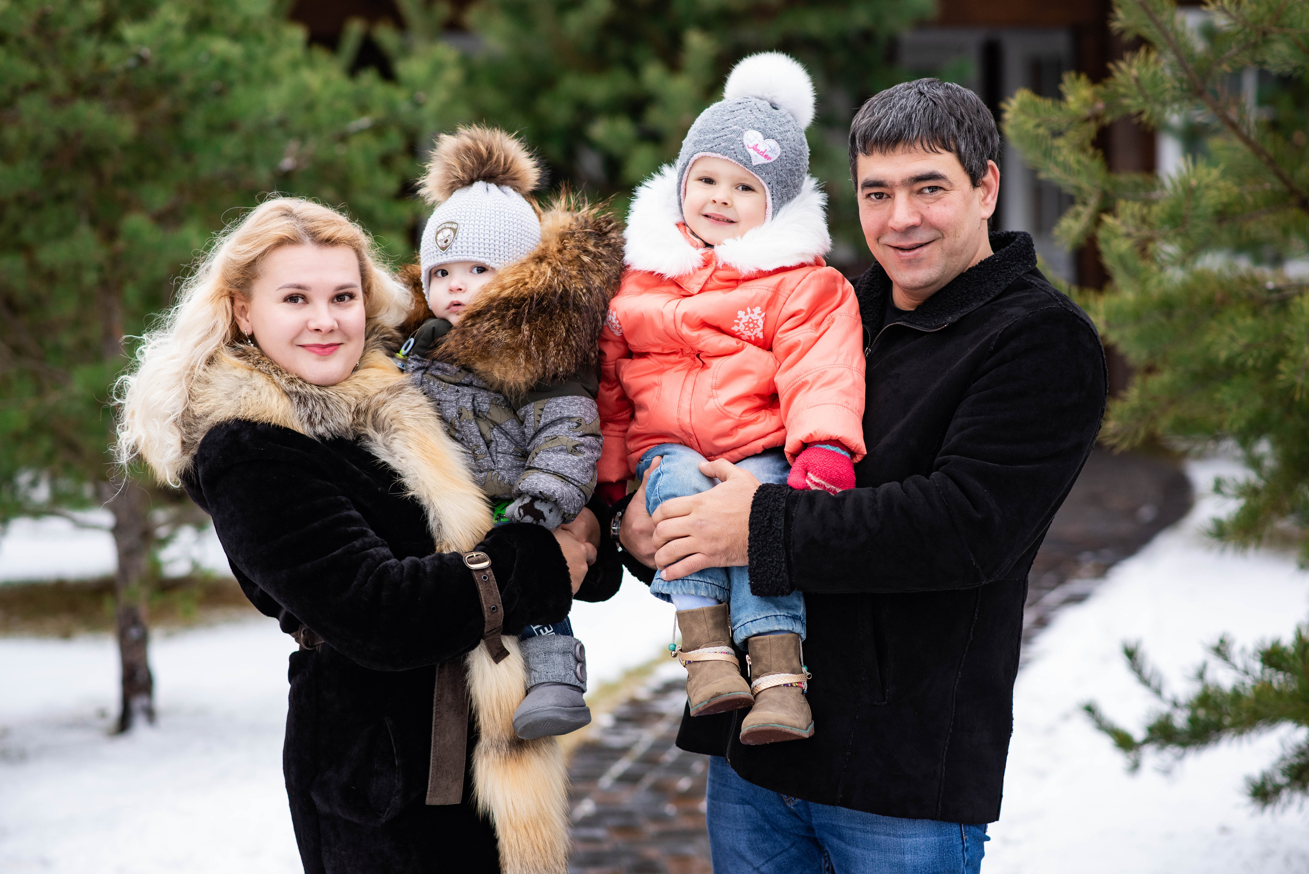 Зимняя прогулка. Свадебный и семейный фотограф Максим Сорокин