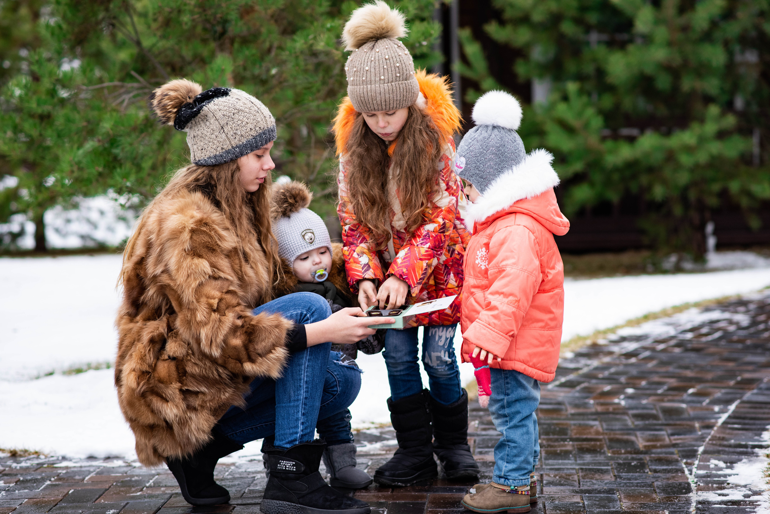Зимняя прогулка. Свадебный и семейный фотограф Максим Сорокин