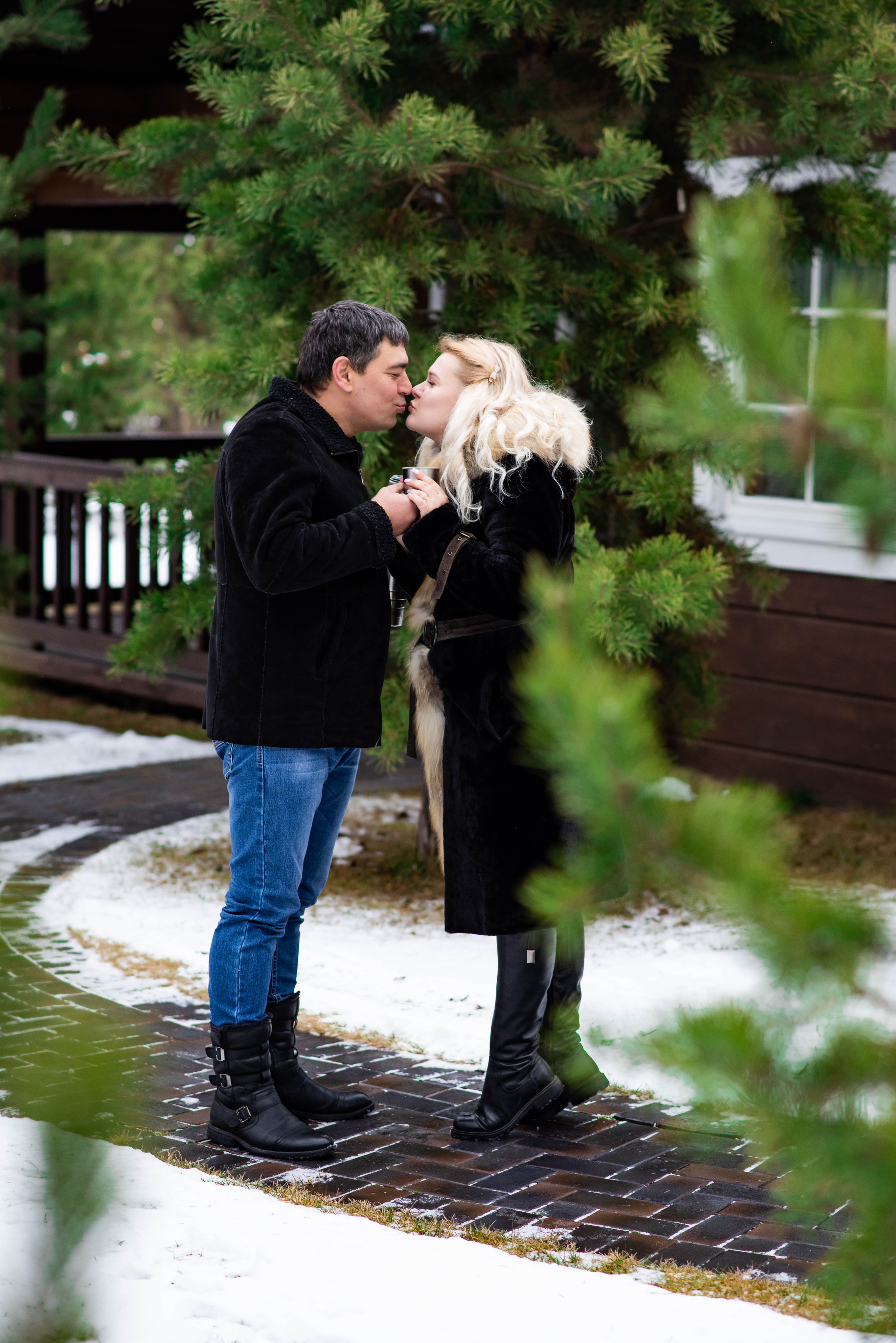 Зимняя прогулка. Свадебный и семейный фотограф Максим Сорокин