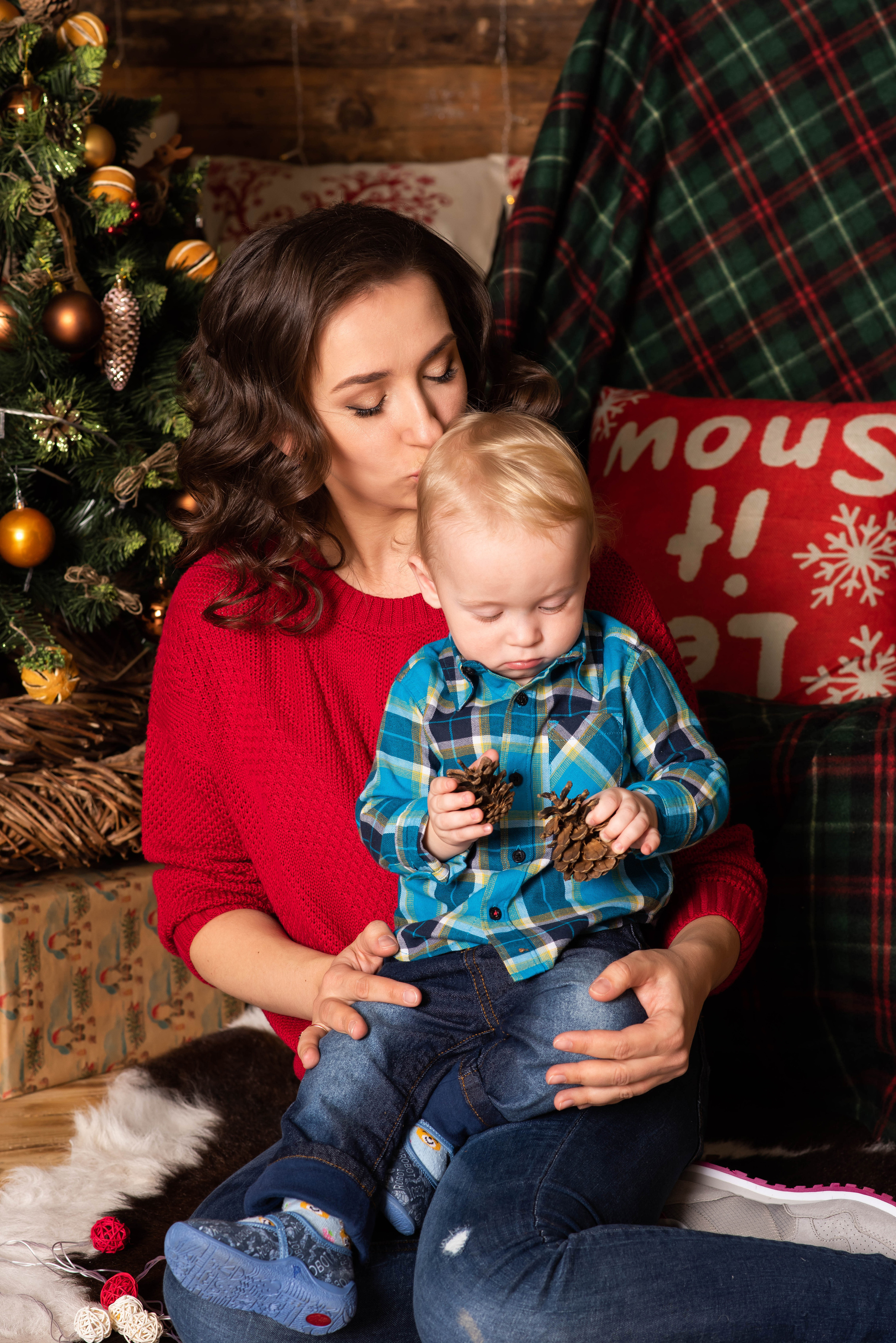 Новогодняя семейная фотосессия. Свадебный и семейный фотограф Максим Сорокин