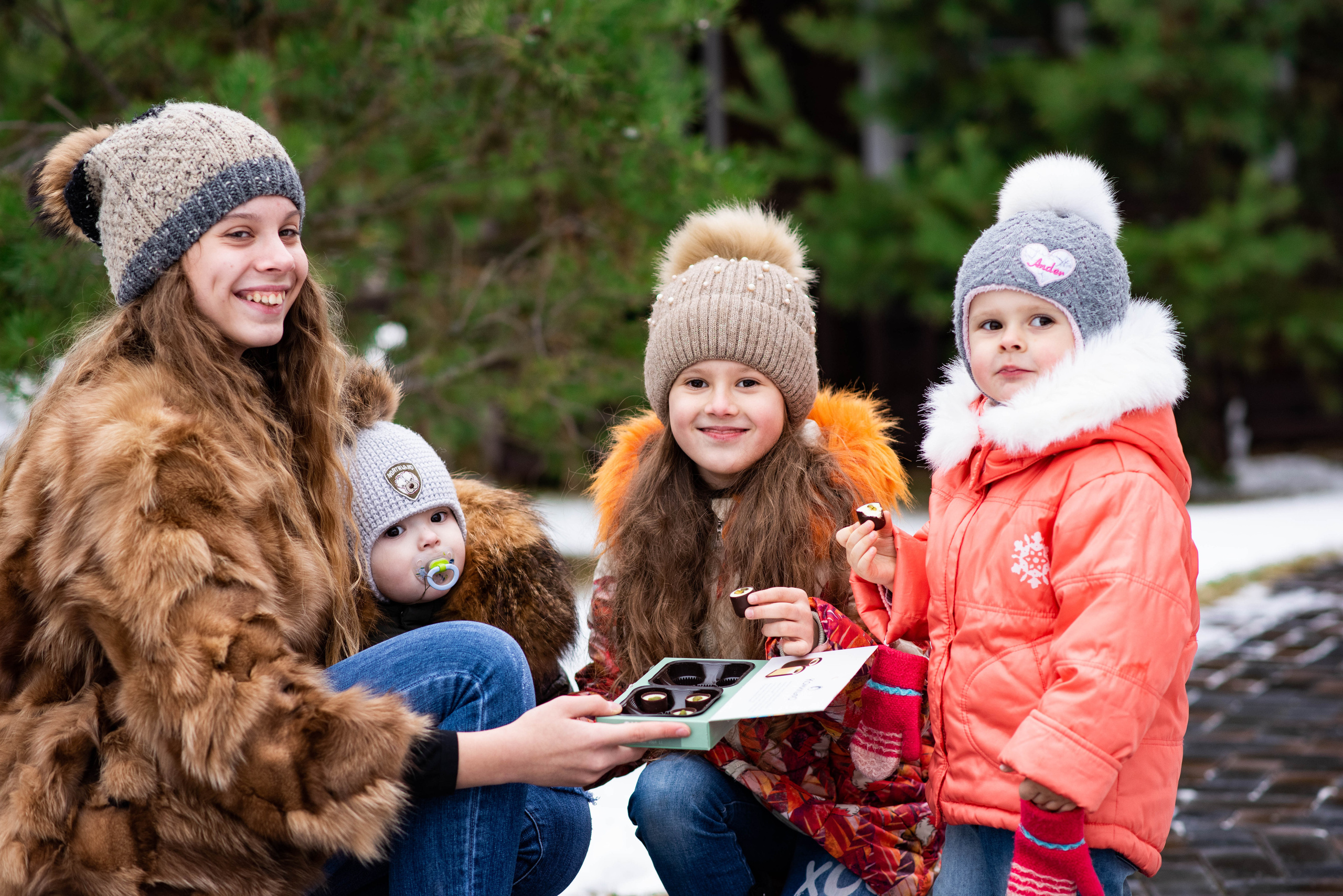 Зимняя прогулка. Свадебный и семейный фотограф Максим Сорокин