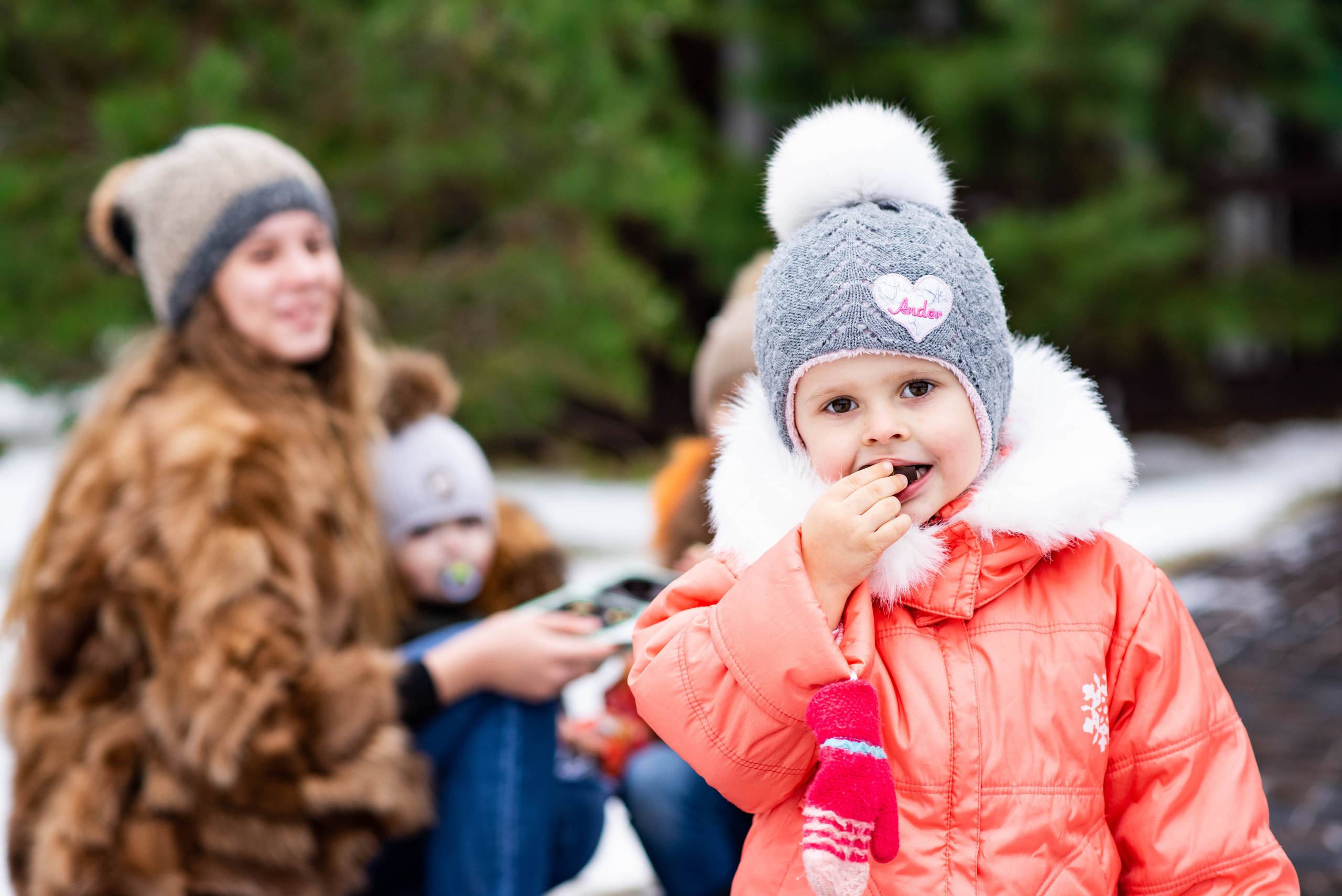 Зимняя прогулка. Свадебный и семейный фотограф Максим Сорокин