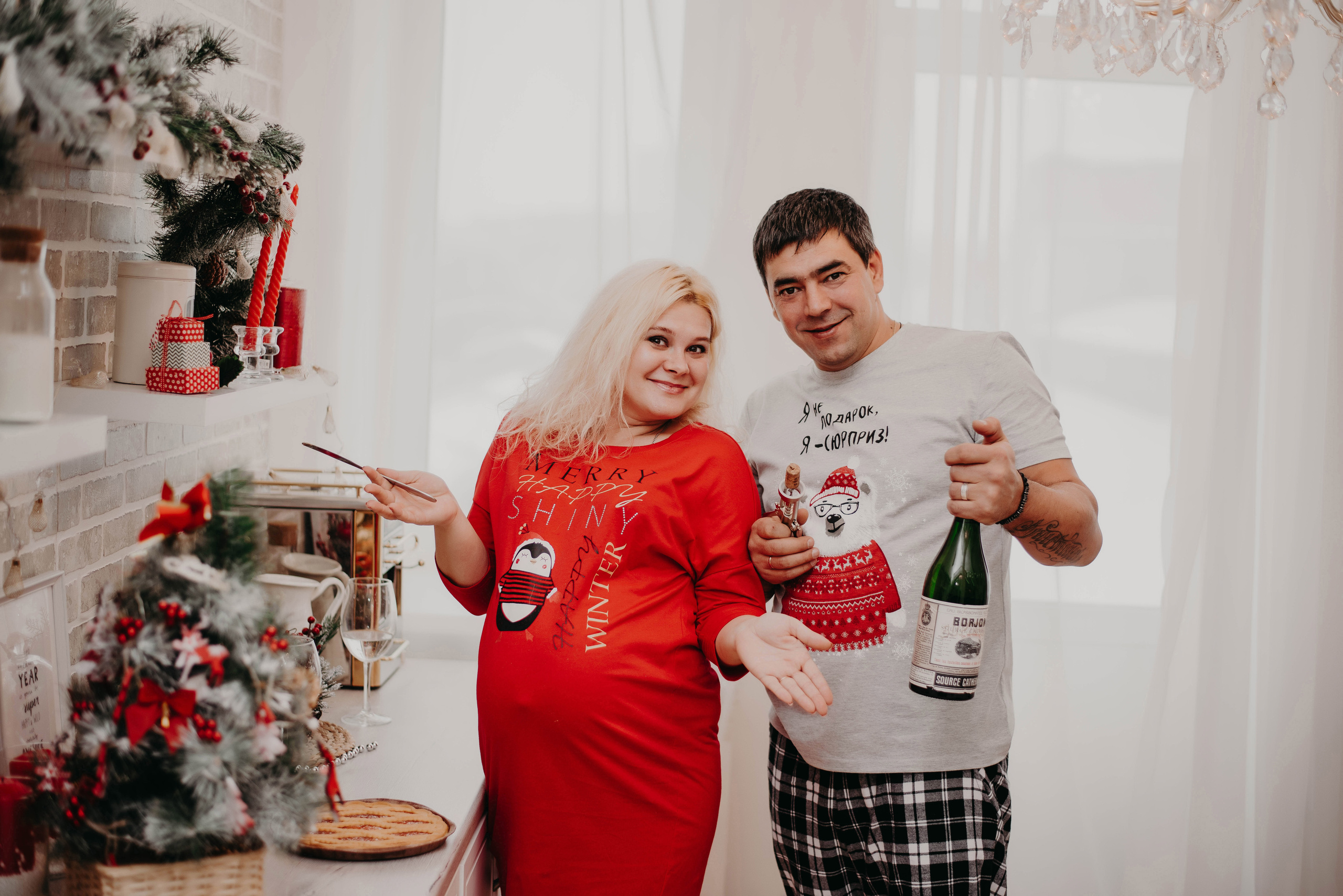 Рождественское утро с Кристиной и Игорем. Свадебный и семейный фотограф Максим Сорокин