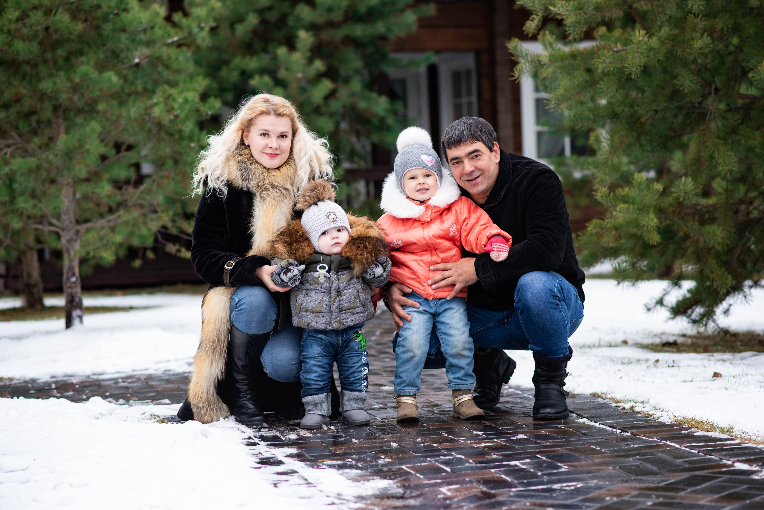 Зимняя прогулка. Свадебный и семейный фотограф Максим Сорокин