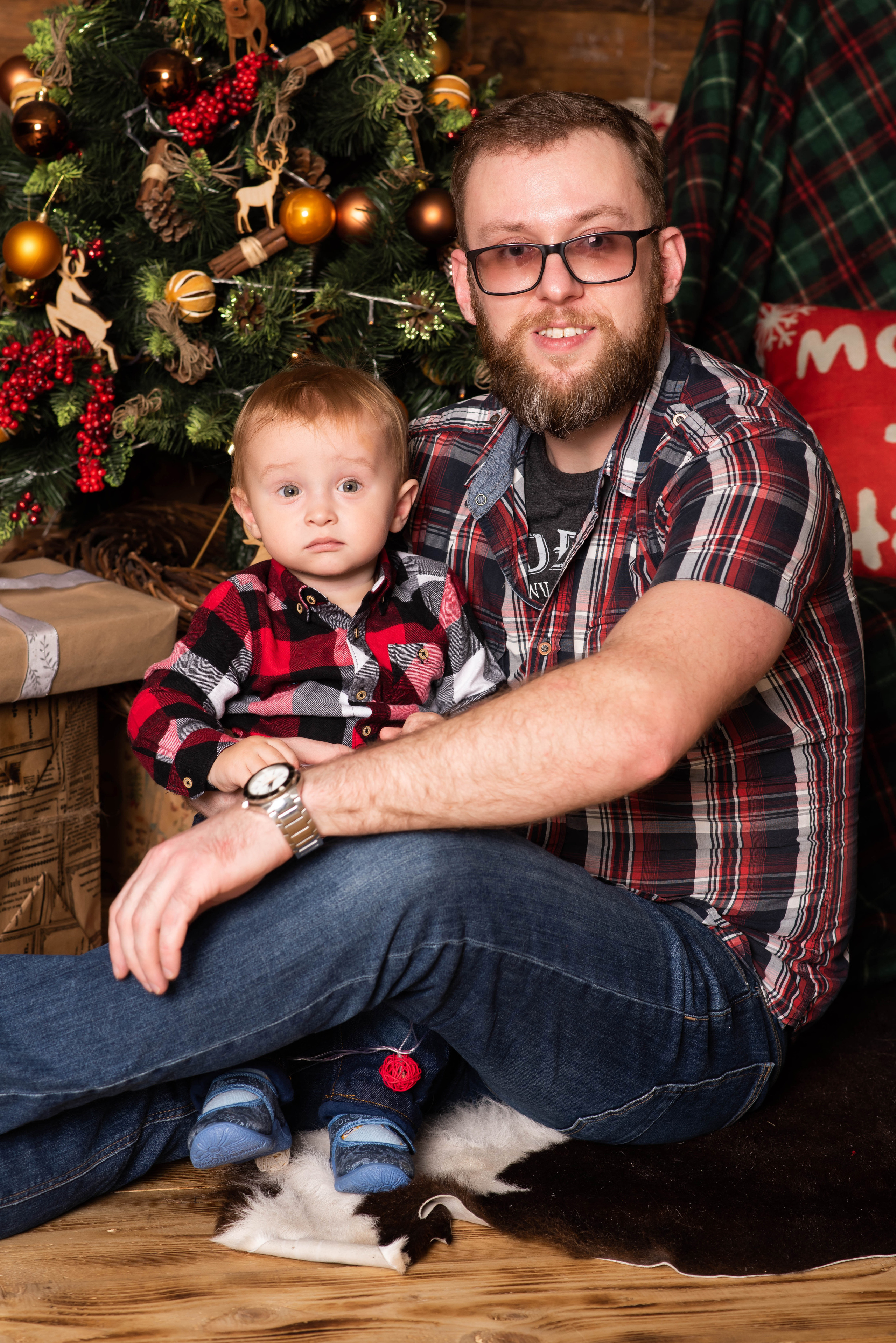 Новогодняя семейная фотосессия. Свадебный и семейный фотограф Максим Сорокин