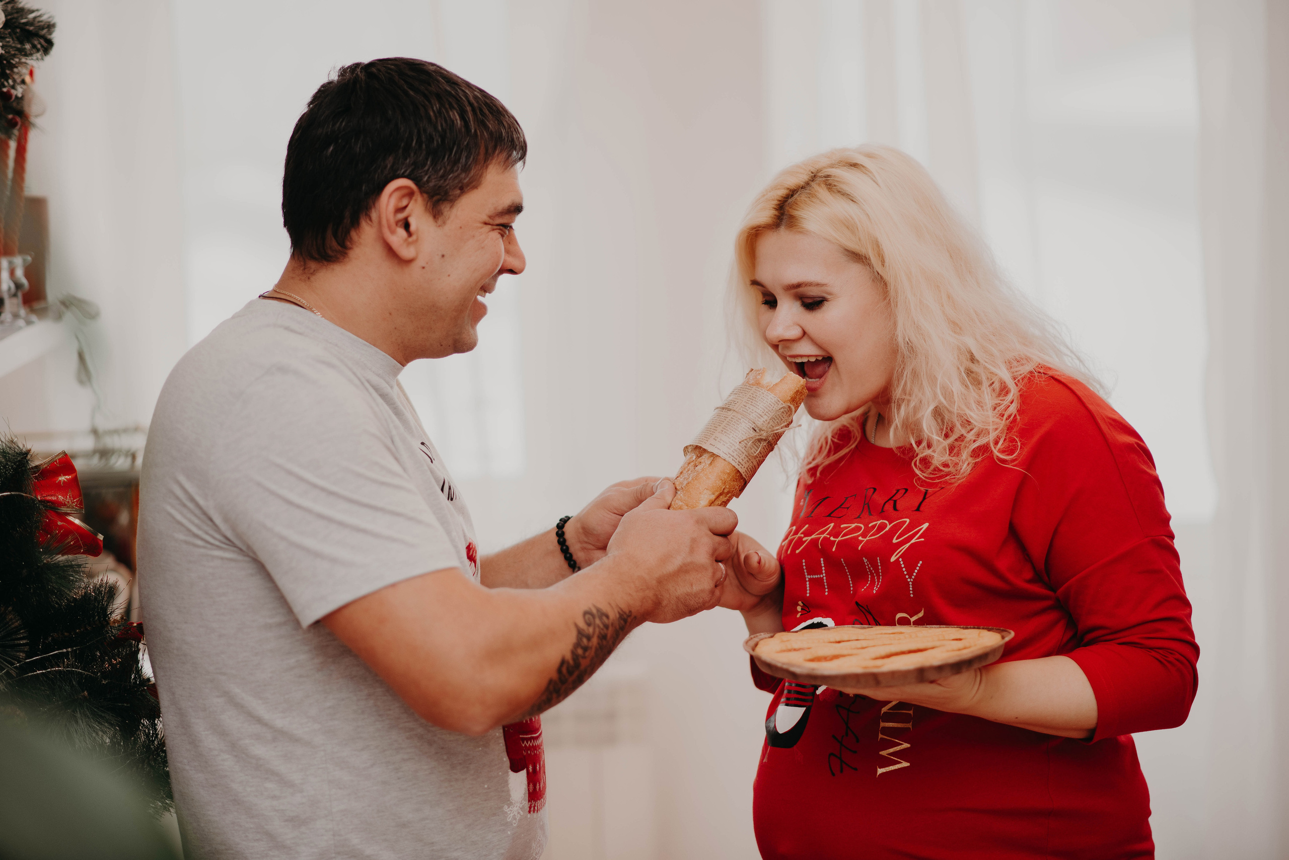 Рождественское утро с Кристиной и Игорем. Свадебный и семейный фотограф Максим Сорокин