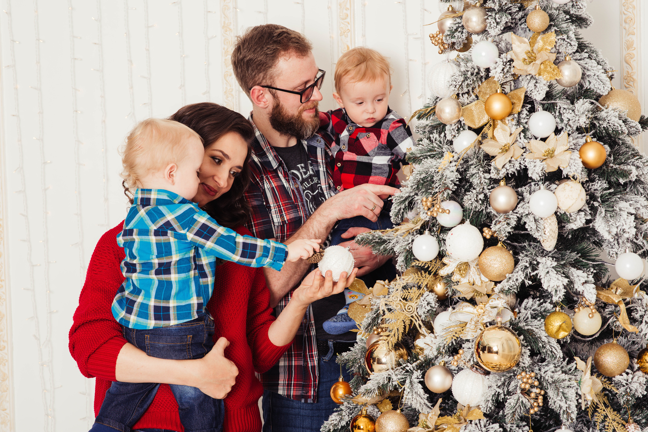 Новогодняя семейная фотосессия. Свадебный и семейный фотограф Максим Сорокин