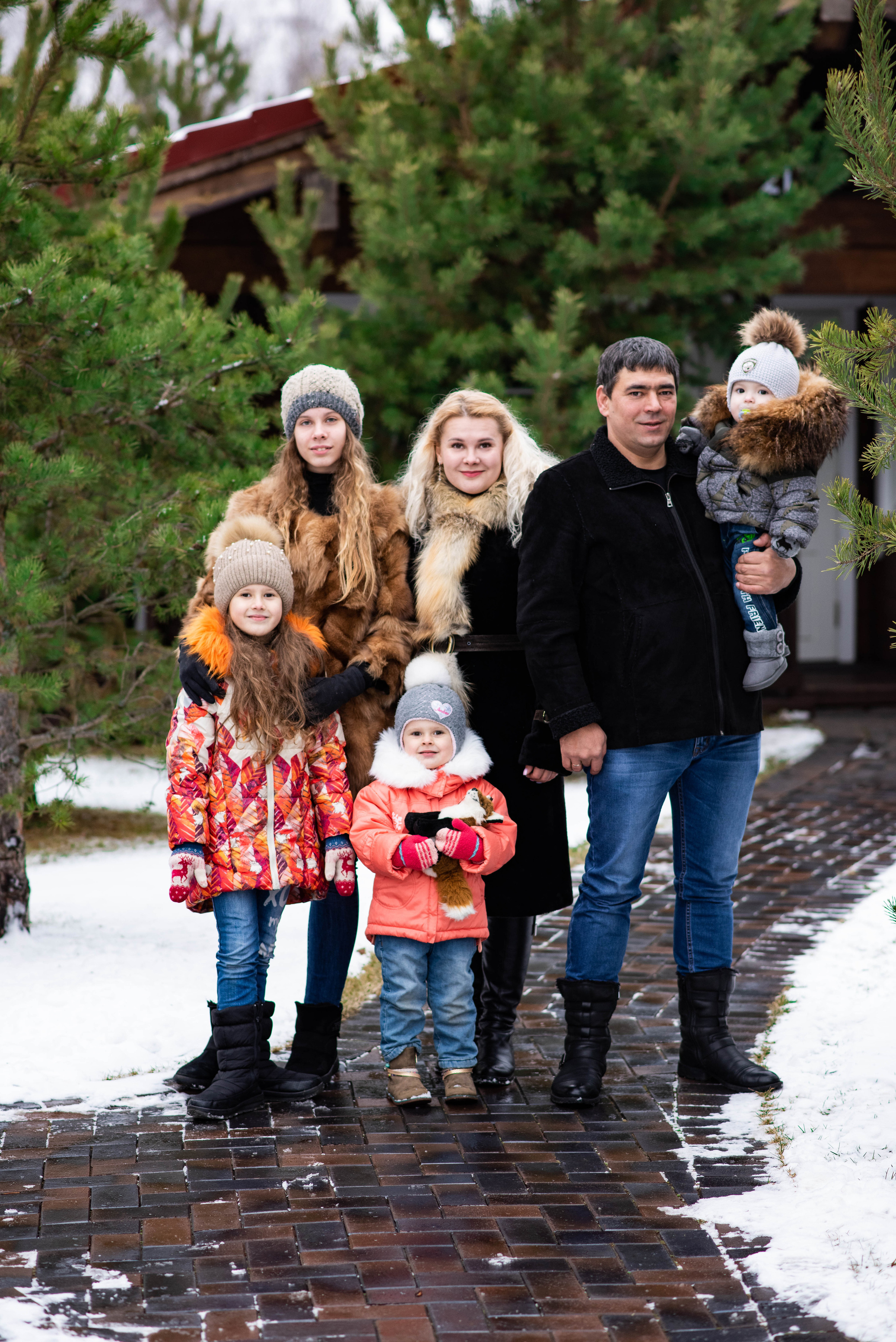 Зимняя прогулка. Свадебный и семейный фотограф Максим Сорокин