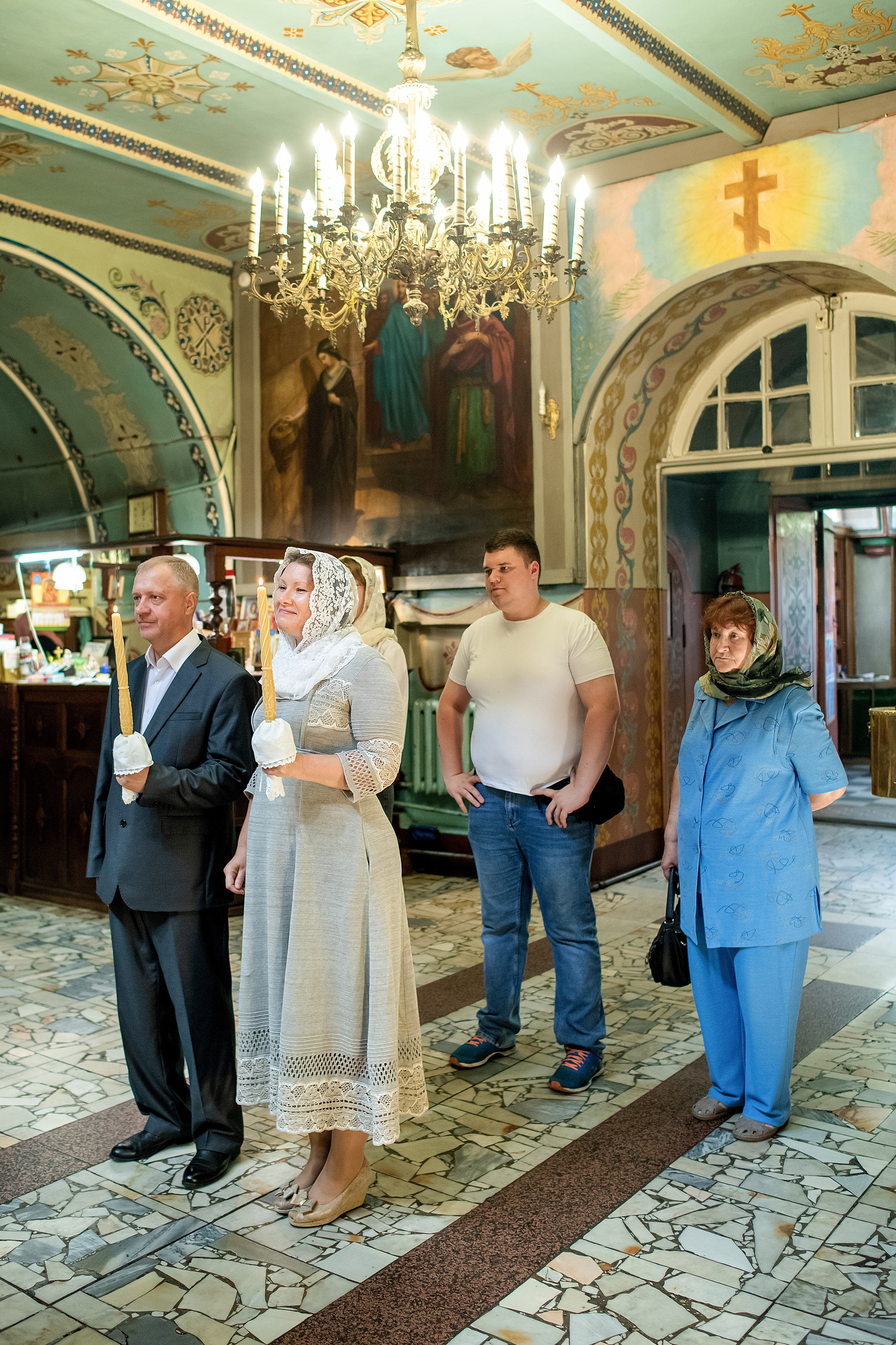 Венчание Натальи и Виктора в Храме Адриана и Натальи в Бабушкине. Фотограф Крещения и Венчания в Москве и МО
