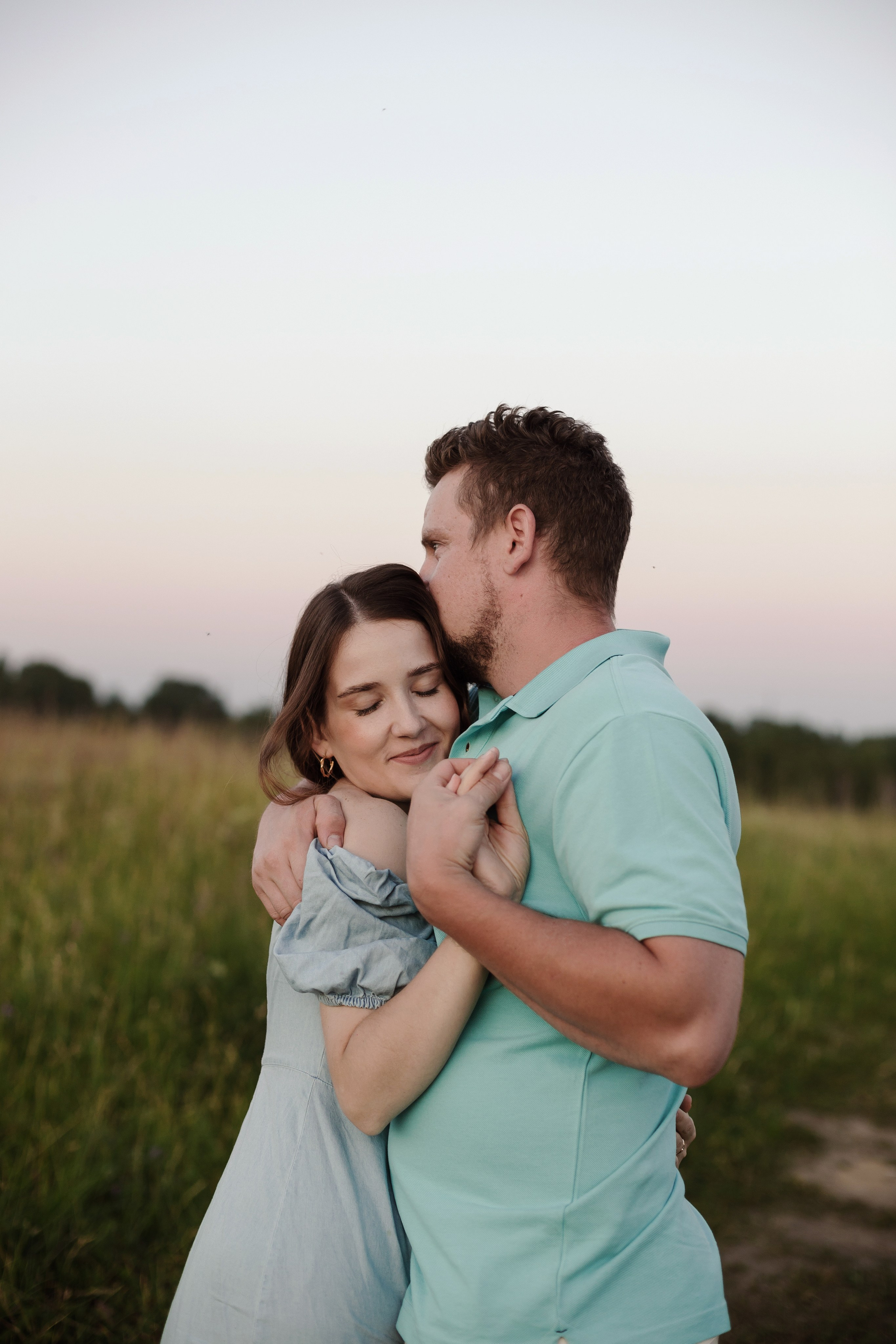 Колтушские высоты — Марина и Сергей. Портретный фотограф в Санкт-Петербурге Элина Ситникова