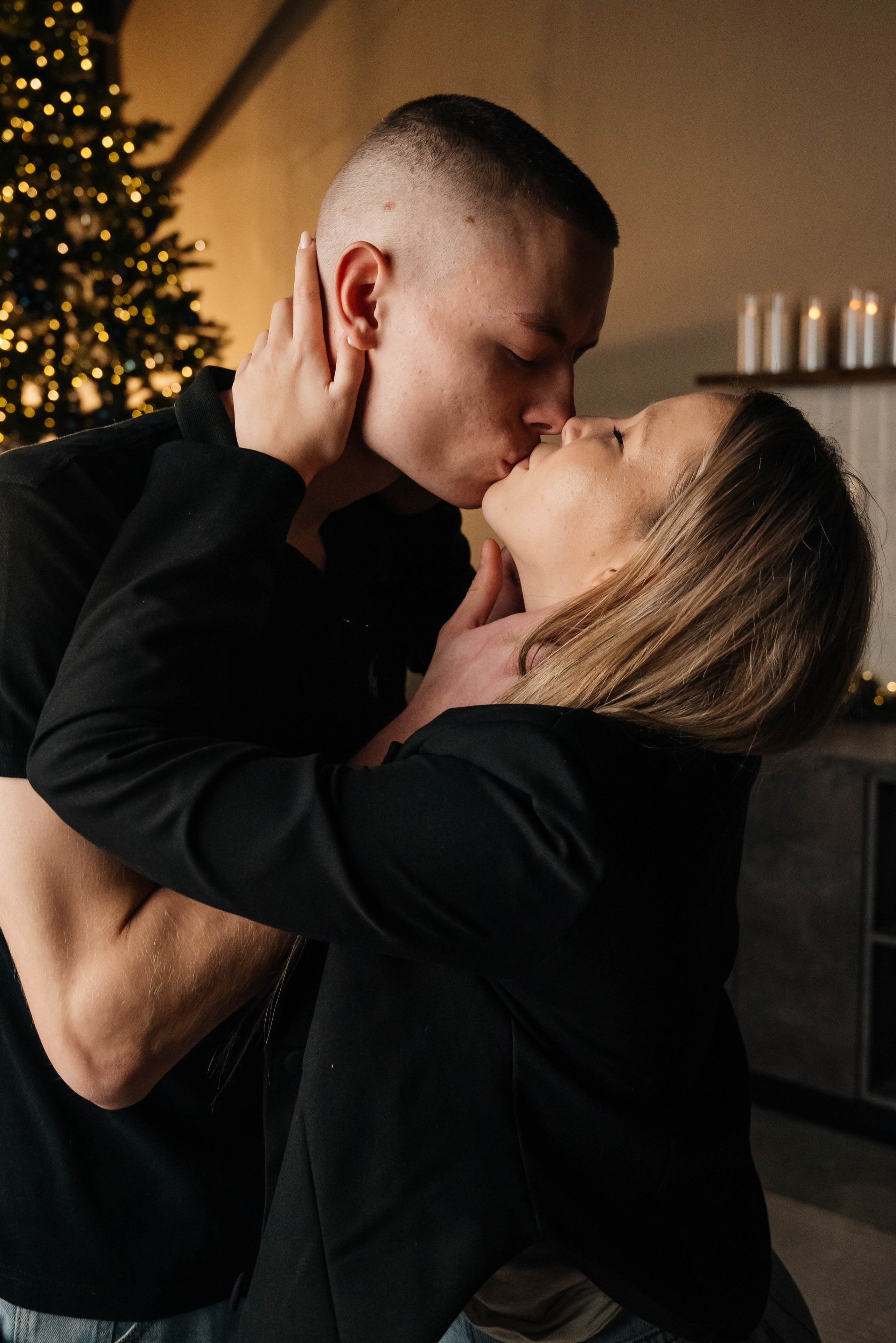 Новогодняя съёмка для Виктории и Вадима. Свадебный и семейный фотограф г. Ярославль Савинская Анастасия