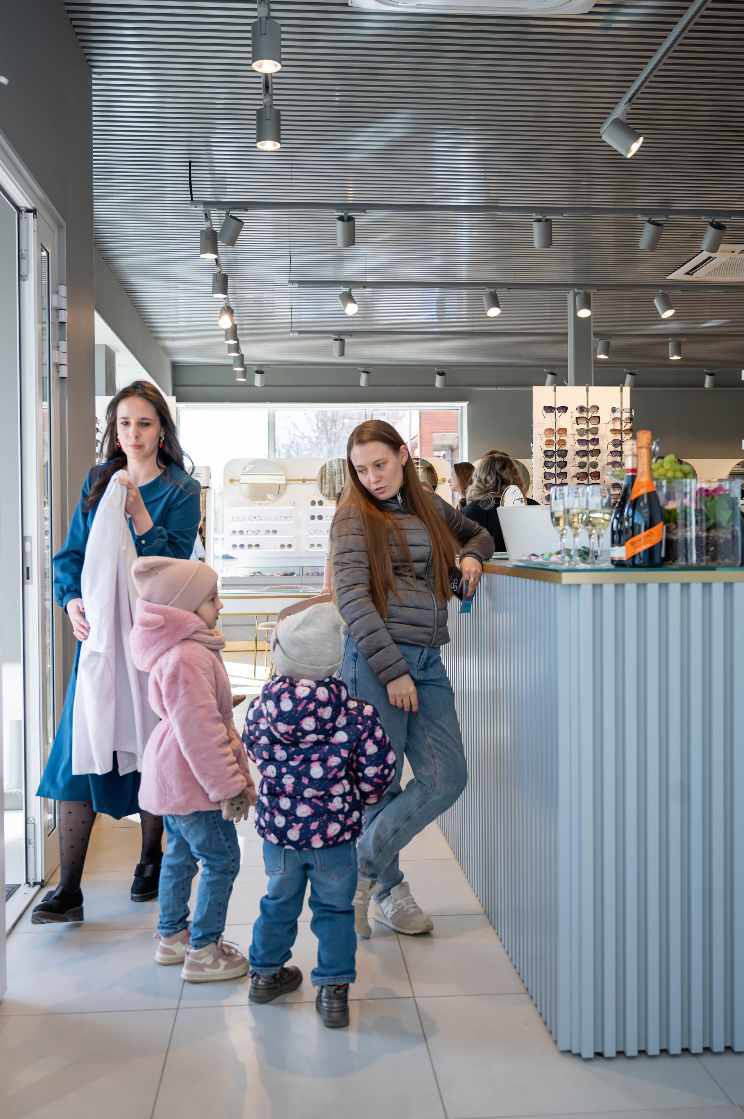 Съёмка открытия оптики