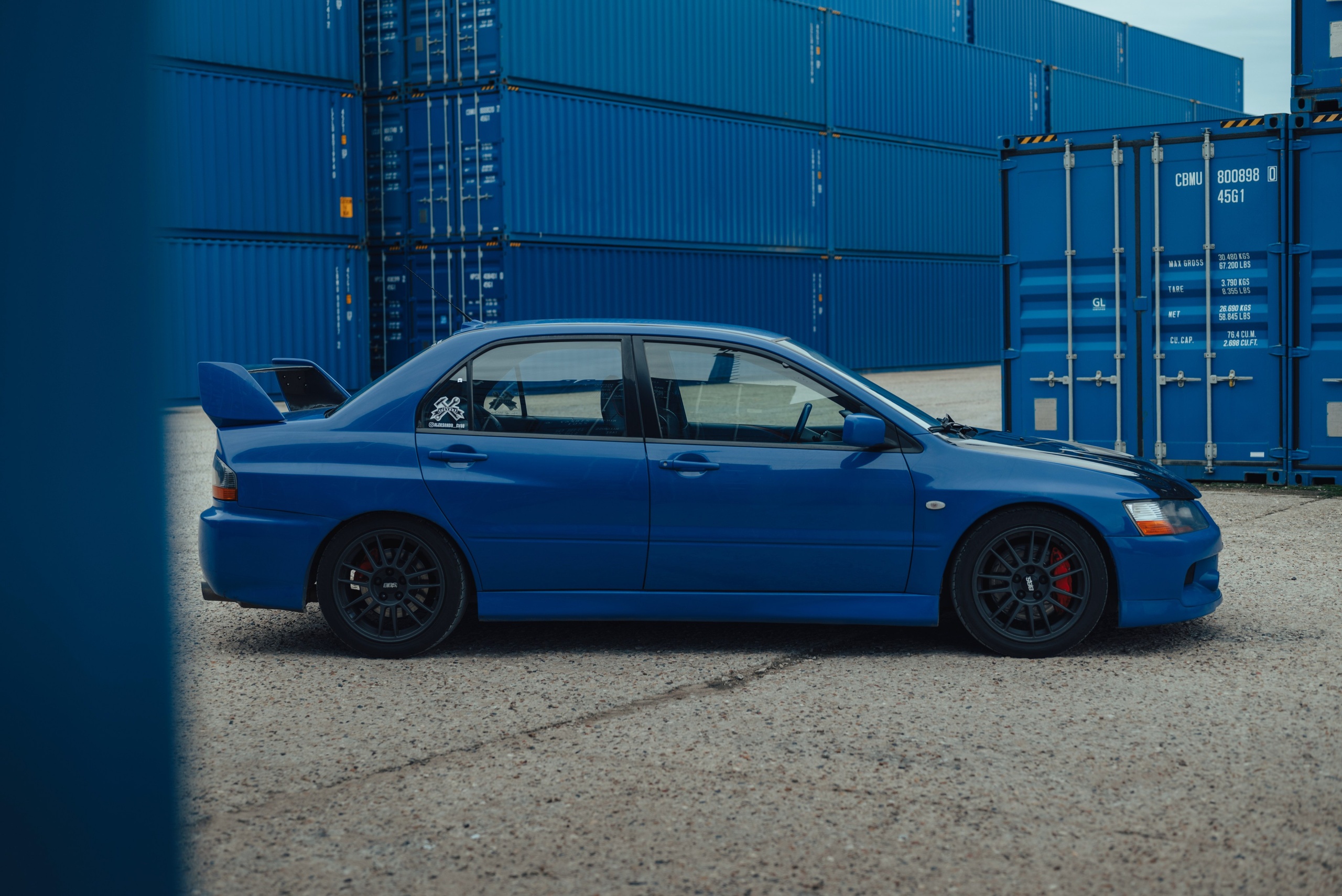 Mitsubishi Lancer Evo VIII. DeLorein