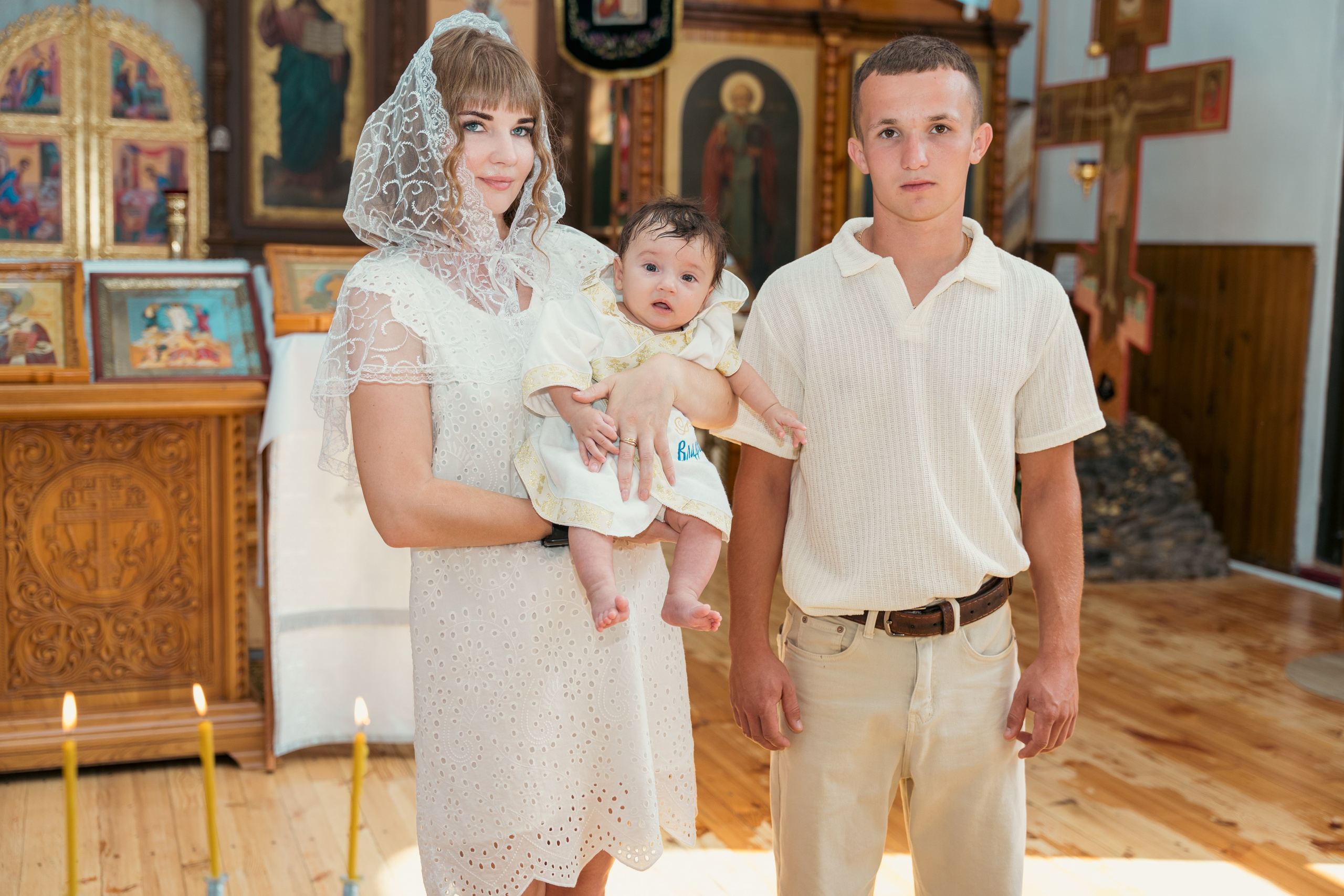 Крещение малыша Владимира: начало духовного пути. Фотограф |Ленинск, Волжский, Волгоград| Наталья Савилова