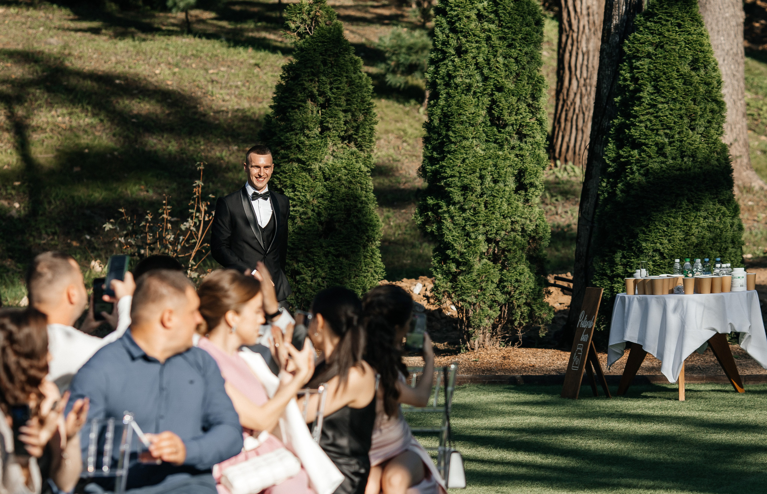 Свадьба на открытом воздухе. Свадебный и семейный фотограф в Москве Олеся Подколзина