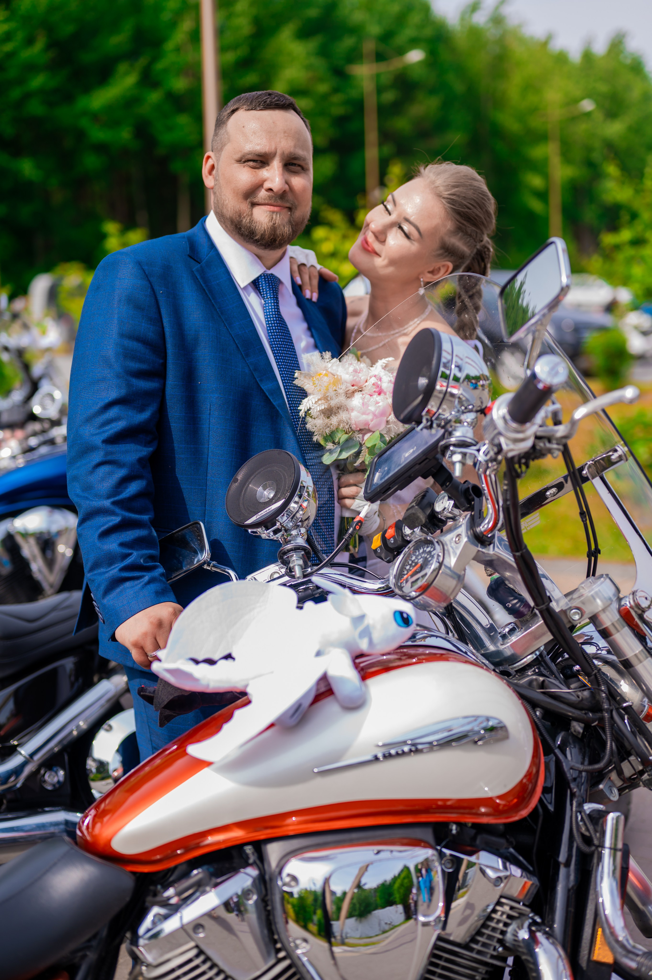 Мотосвадьба Евгения и Алены. Свадебный фотограф в Сургуте Любовь Гуляева