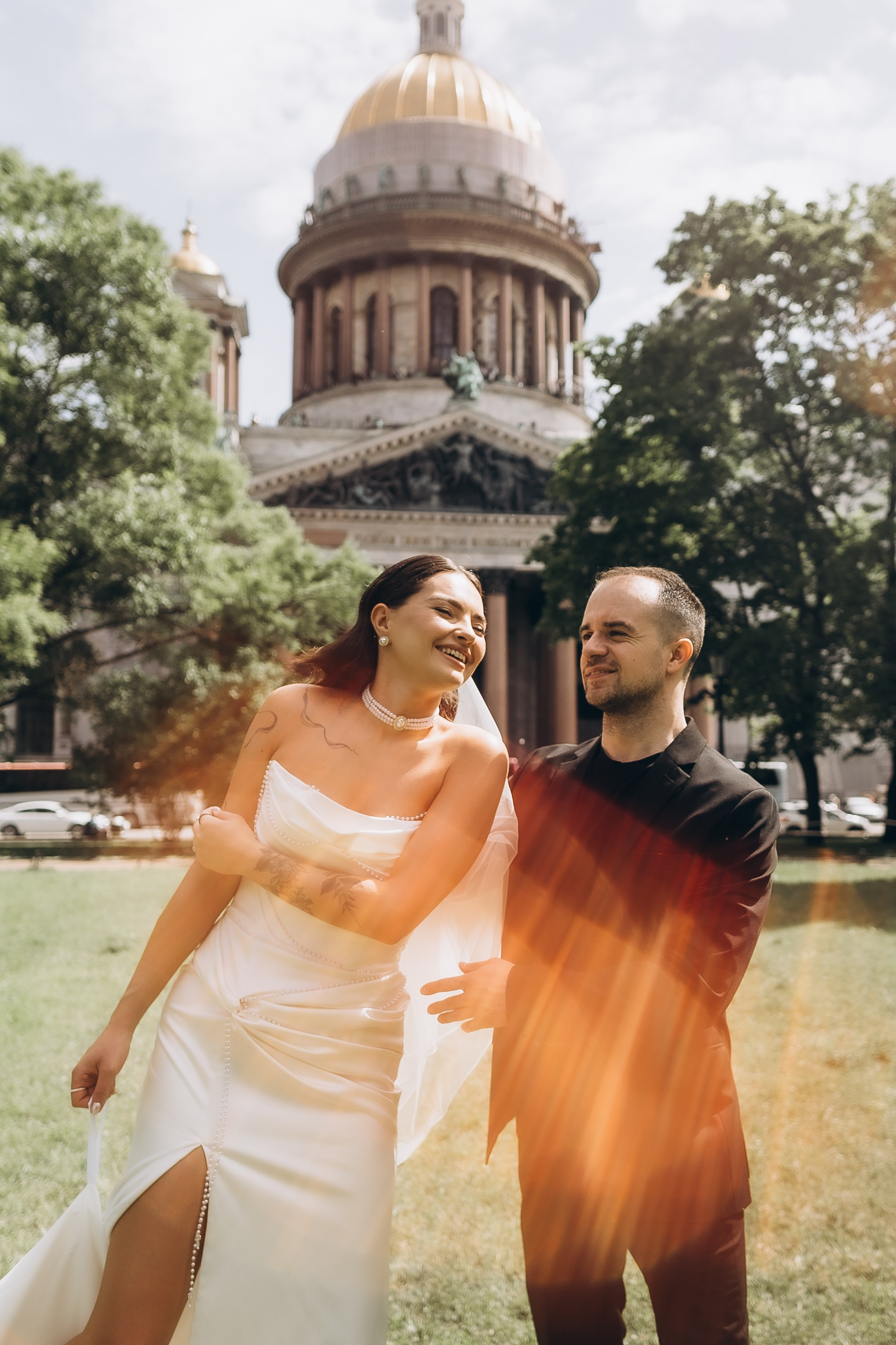 Свадебная Фотопрогулка Исаакиевский. Фотограф ПИТЕР СПБ Надежда Баранова