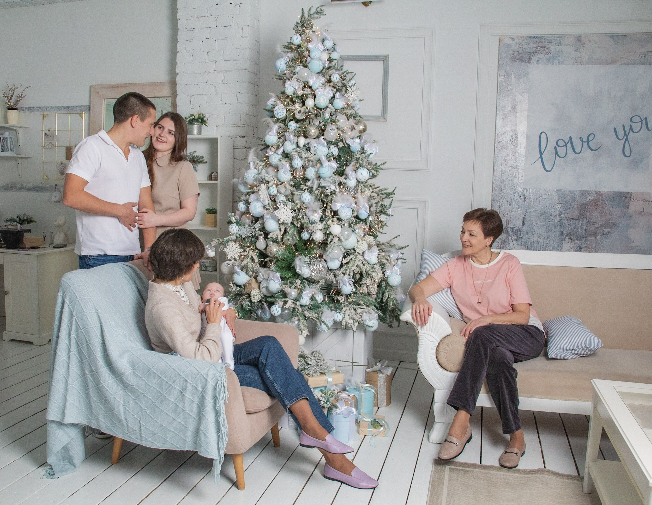Семейный новый год ✨. Женский портрет и немного больше в Санкт-Петербурге
