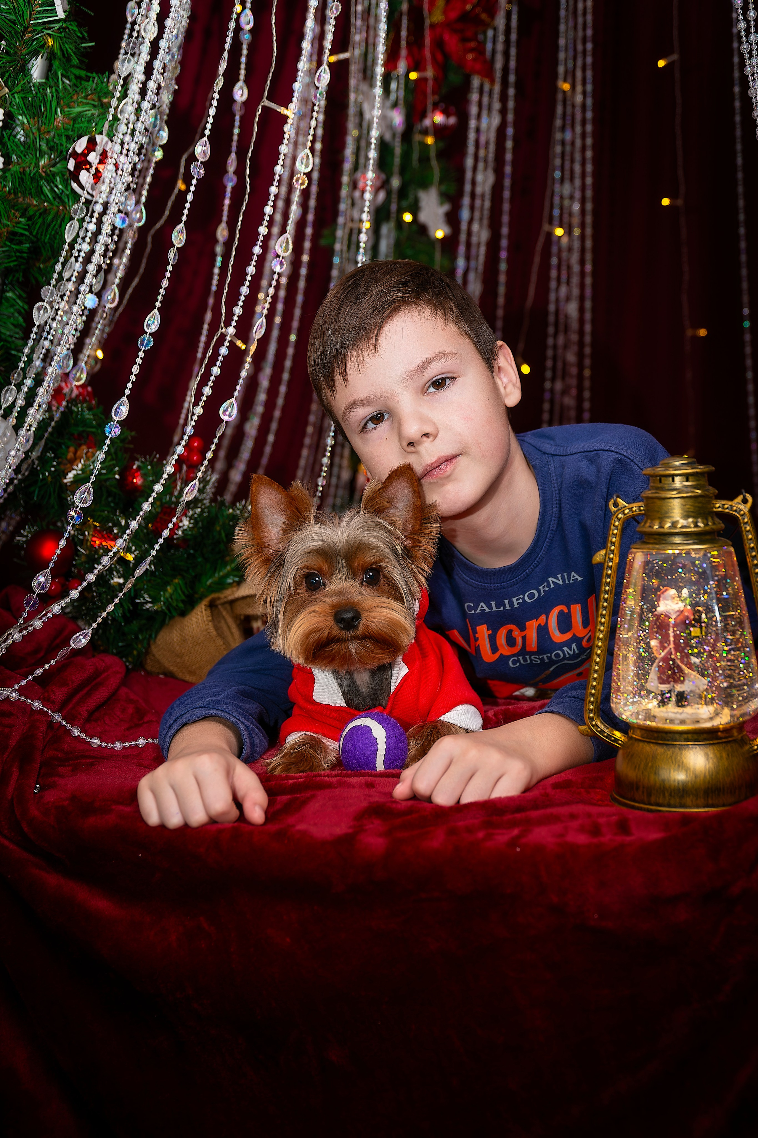 В фотостудии.Новогодняя24.Постновы. Лев Постнов.Фотограф. Нижний Новгород