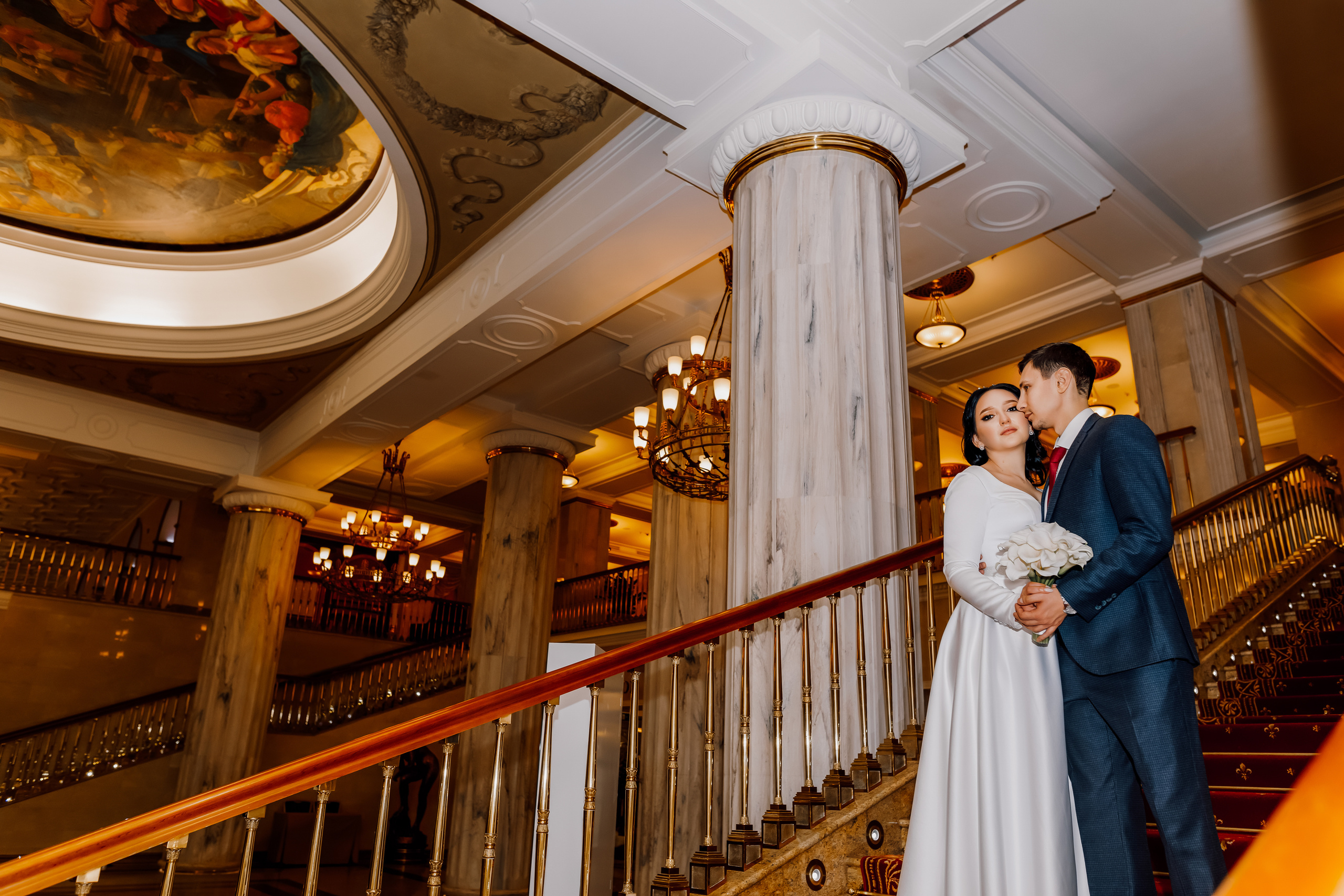 Вероника и Юра. Гостиница Украина. Свадебный и семейный фотограф в Москве Евгения Лисина