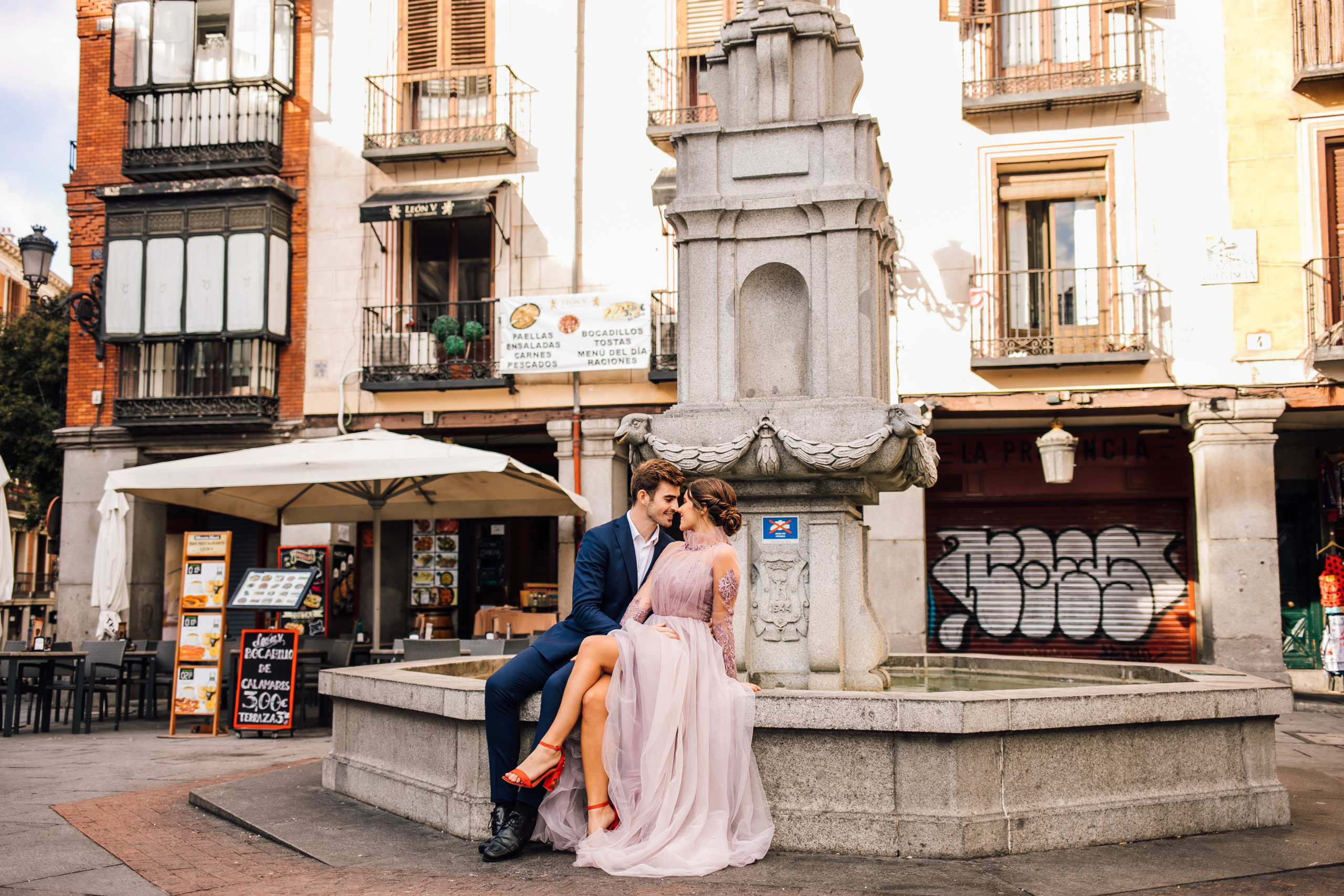 Marie and Jorge. Свадьба в Мадриде. Свадебный и семейный фотограф в Москве Евгения Лисина