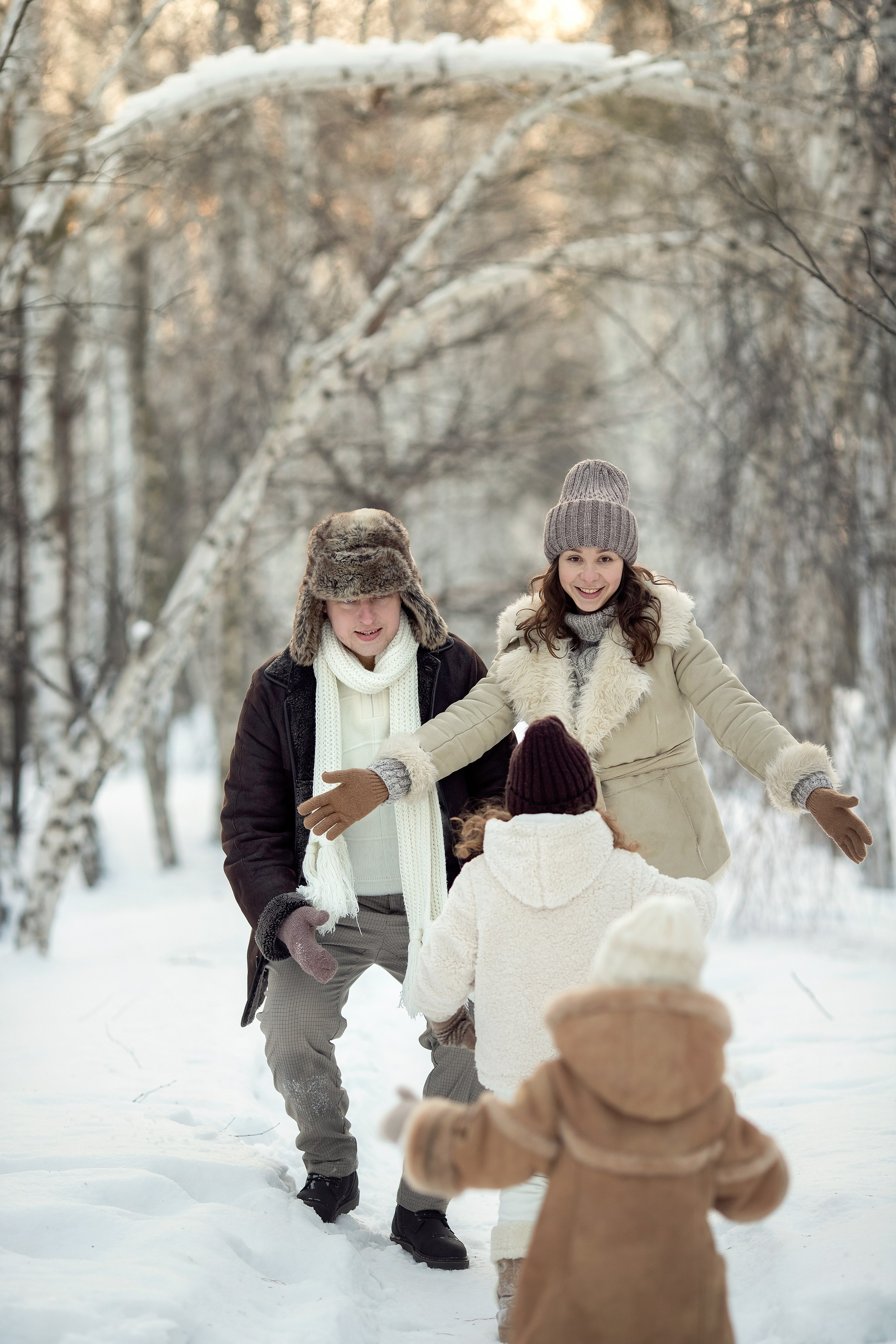 Воркшоп «В зимнем лесу». Семейный и детский фотограф в Саратове Полина Коткина